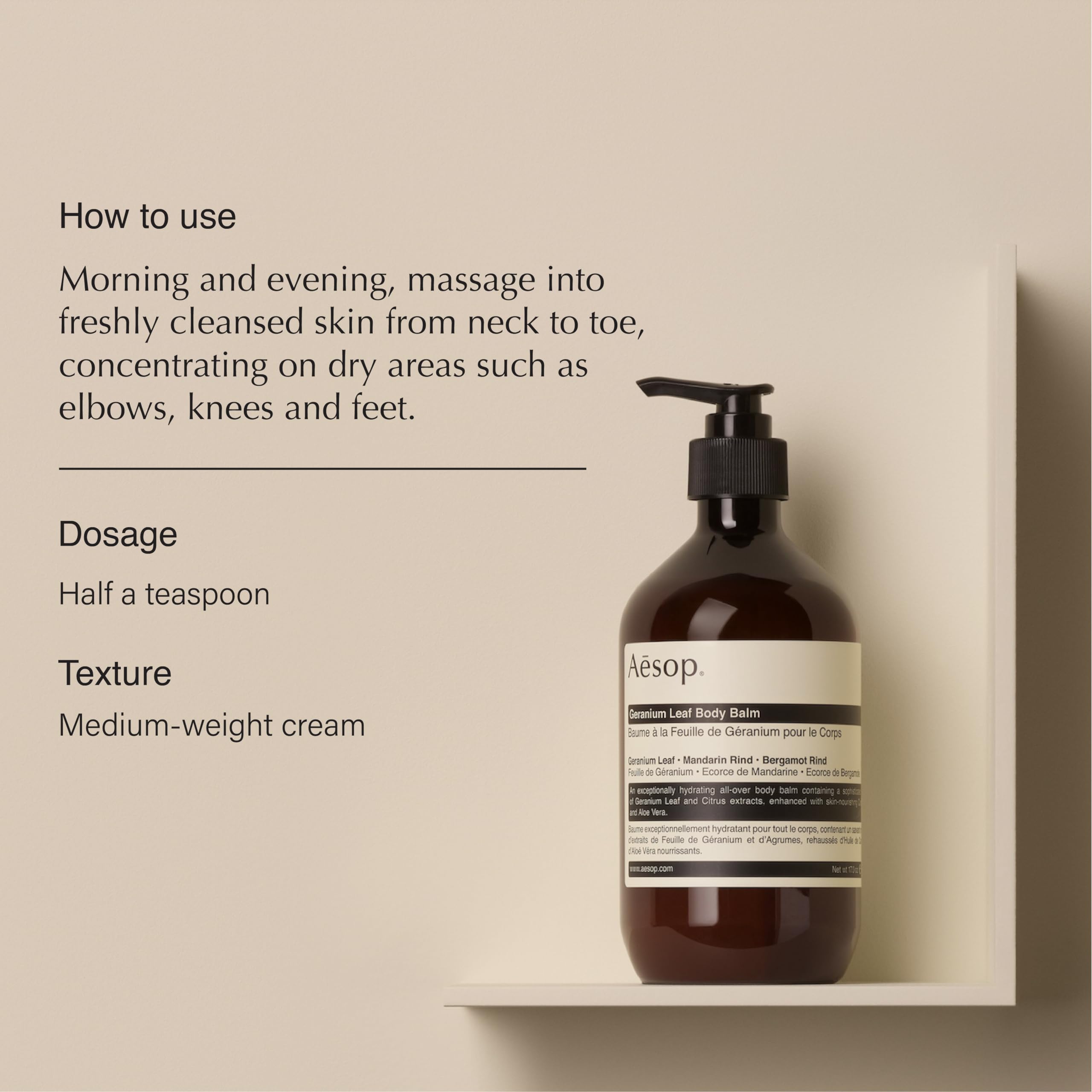 Foto 3 | Limpiador Corporal Y Bálsamo Corporal Aesop Geranium Leaf Duet - Venta Internacional.