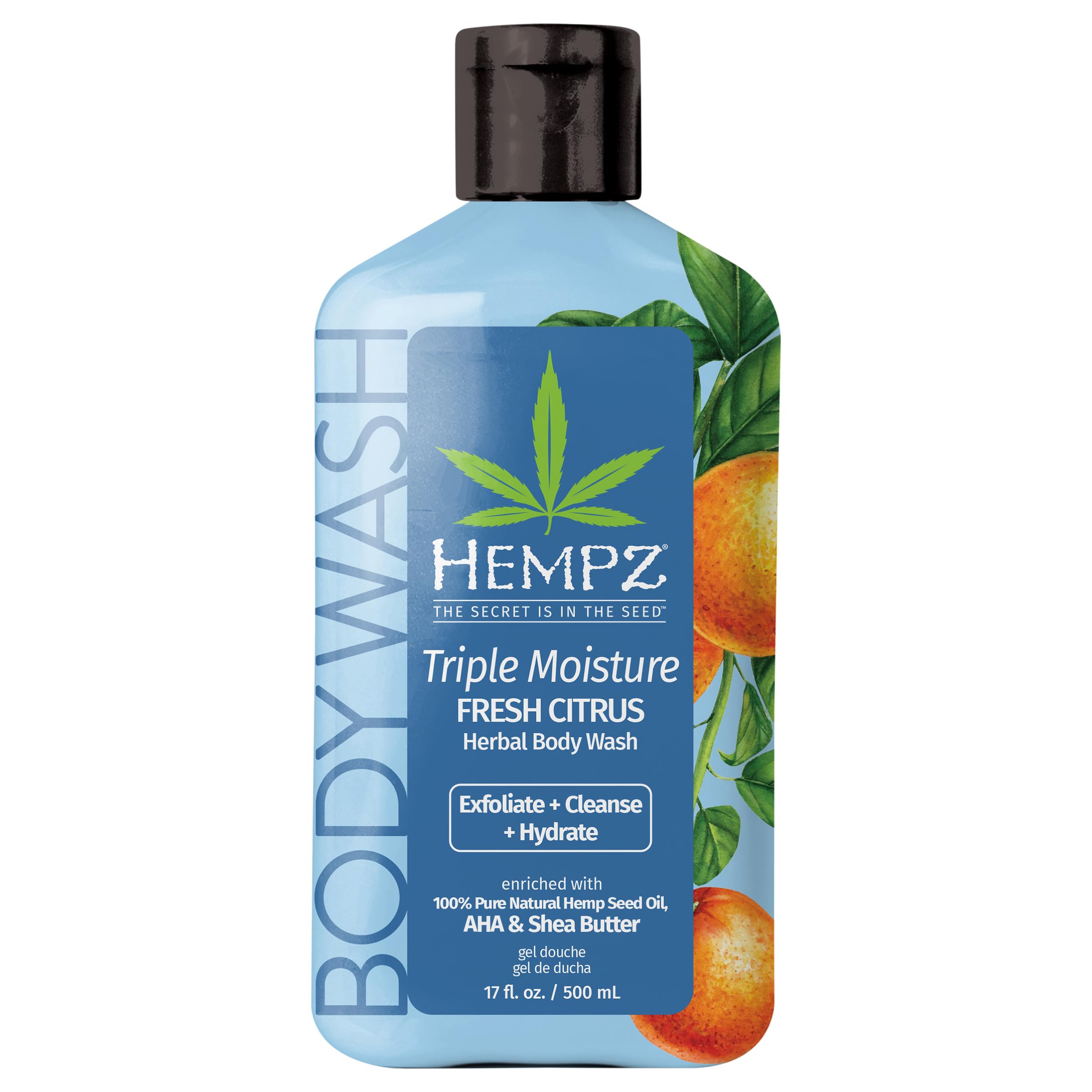 Gel De Baño Hempz Triple Moisture Con Pomelo Y Melocotón, 500 Ml - Venta Internacional.