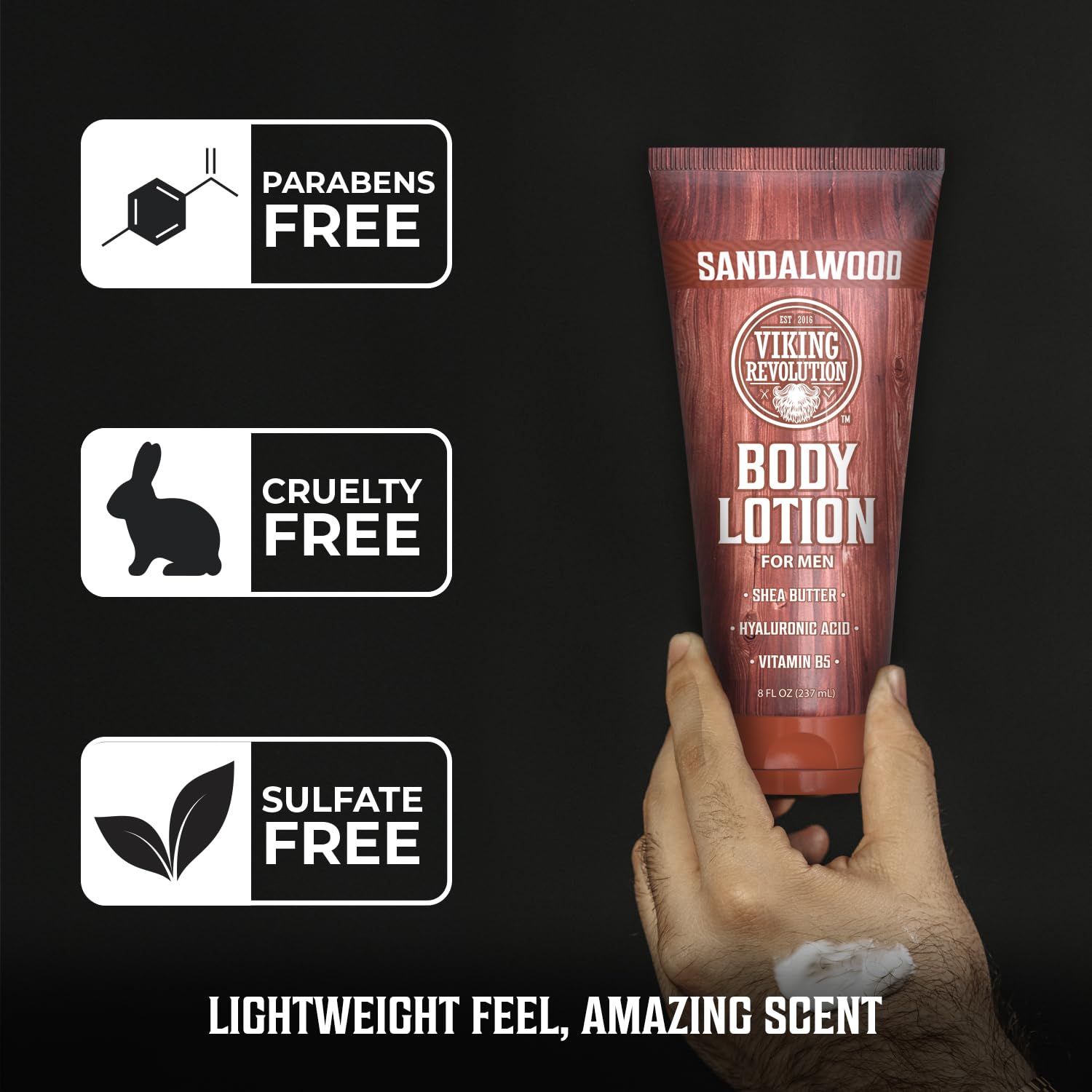 Foto 5 pulgar | Loción Corporal Viking Revolution Sandalwood para Hombre 237 ml - Venta Internacional