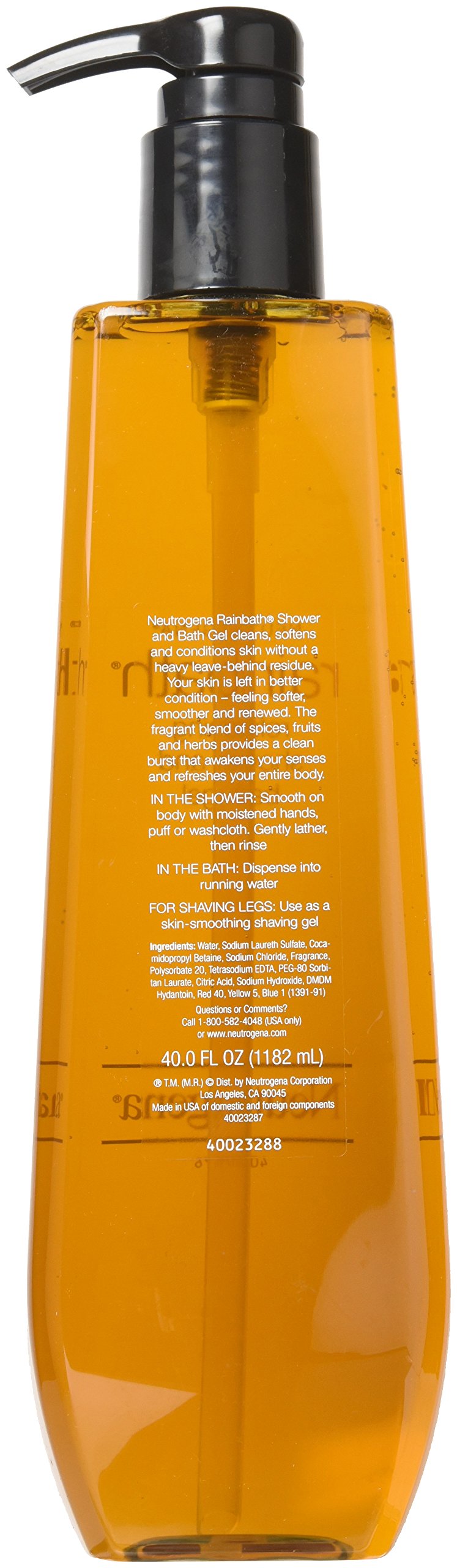 Foto 3 pulgar | Gel De Ducha Y Baño Neutrogena Rainbath Original, 1,18 L (paquete De 3) - Venta Internacional.