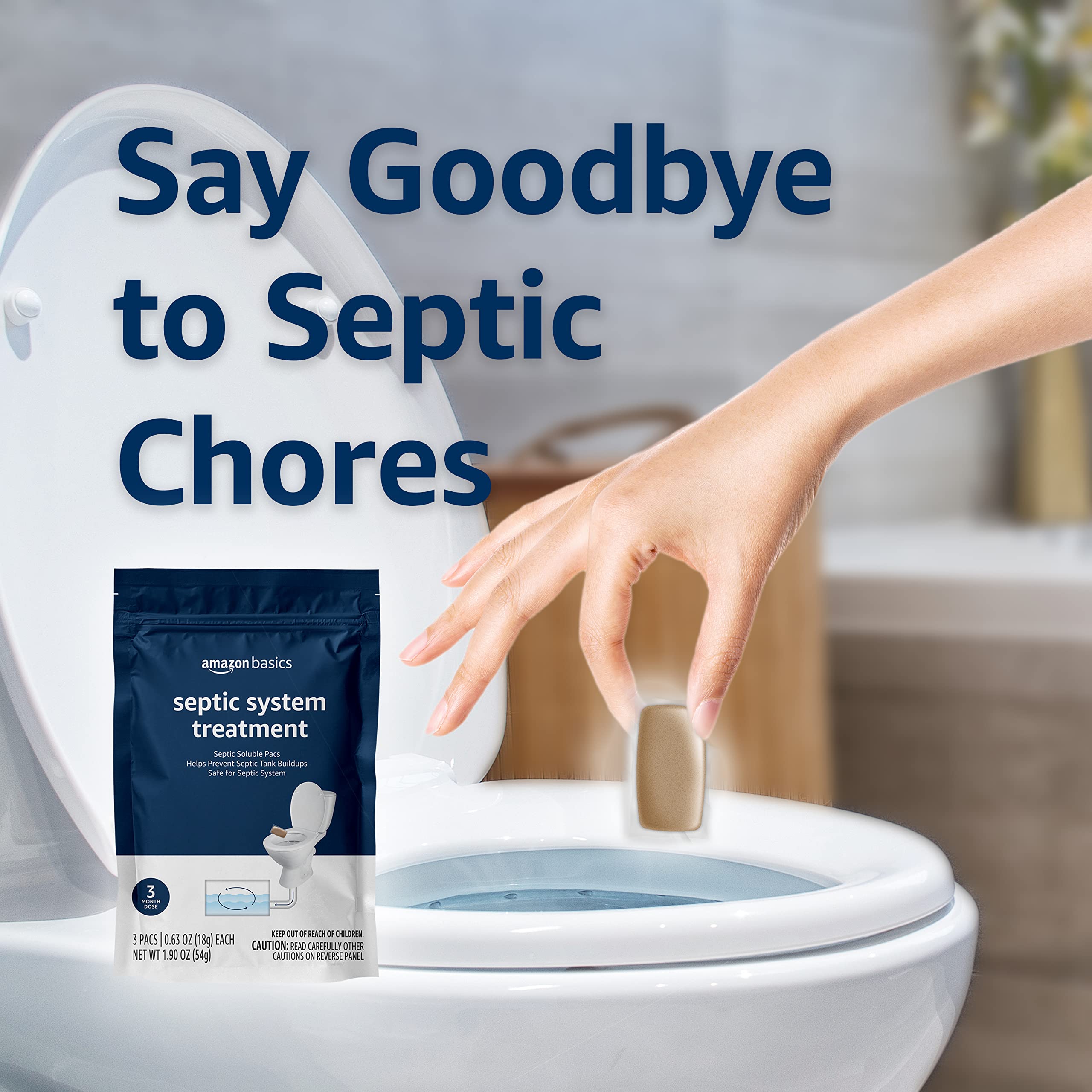 Foto 5 pulgar | Tratamiento Séptico Amazon Basics para Baño-Venta Internacional