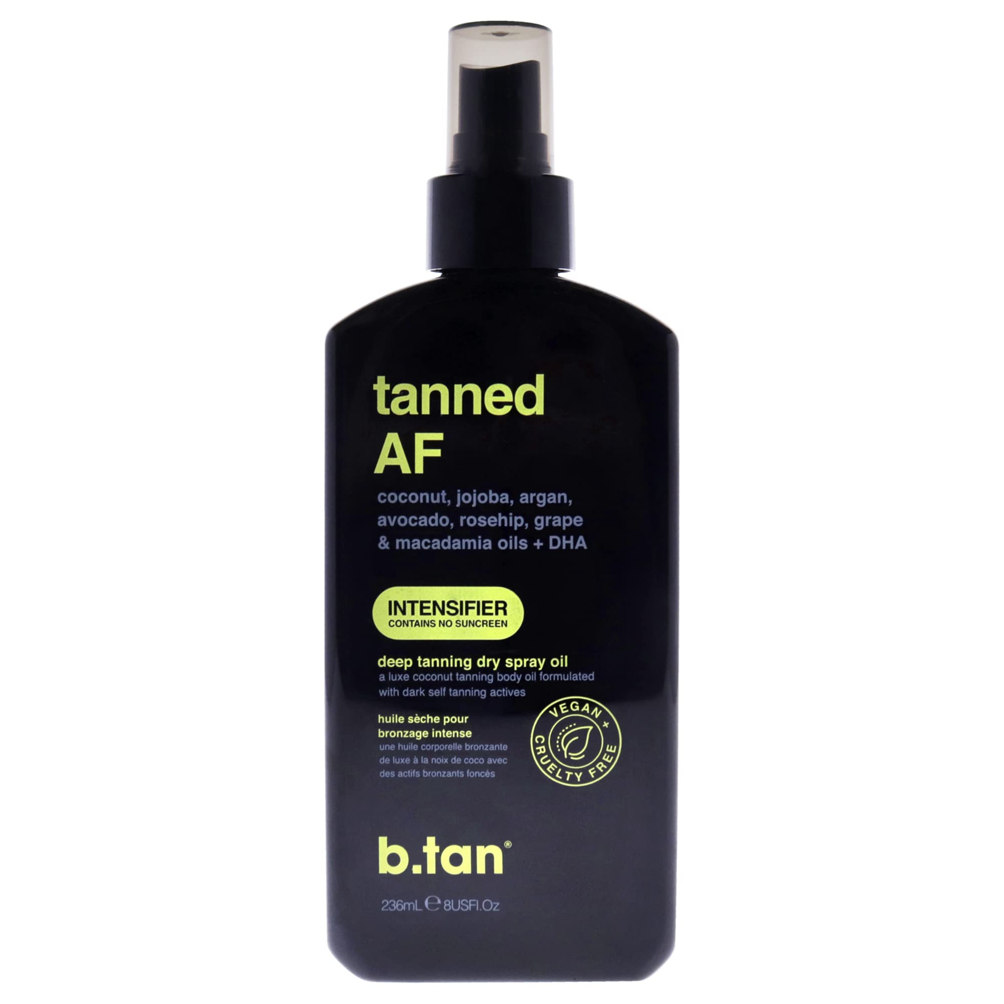 Aceite Bronceador B.tan Tanned Af Intenfier Dry Unisex 240 Ml - Venta Internacional.