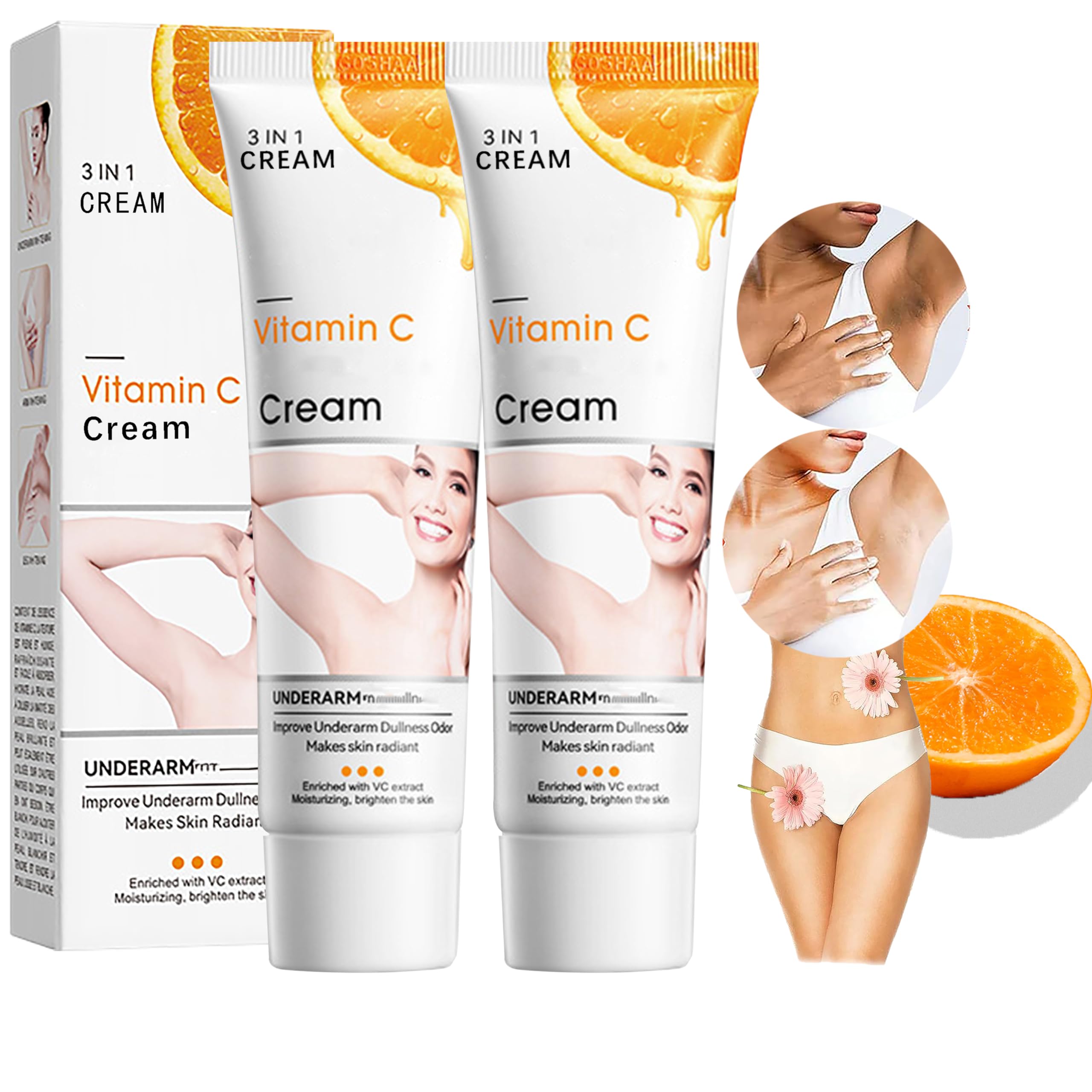 Foto 2 pulgar | Loción Corporal Crema Aclarante para Axilas y Zonas Íntimas - Venta Internacional