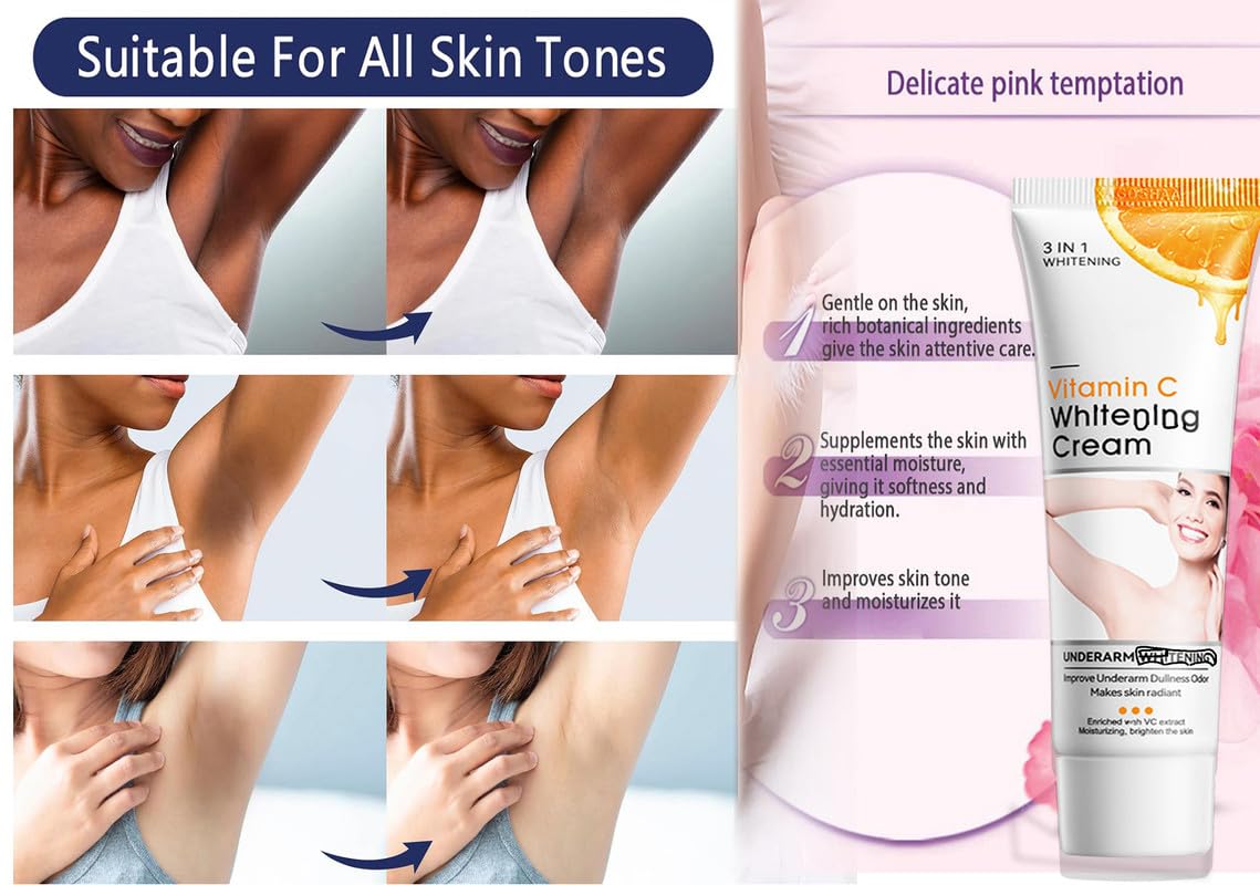 Foto 4 pulgar | Loción Corporal Crema Aclarante para Axilas y Zonas Íntimas - Venta Internacional
