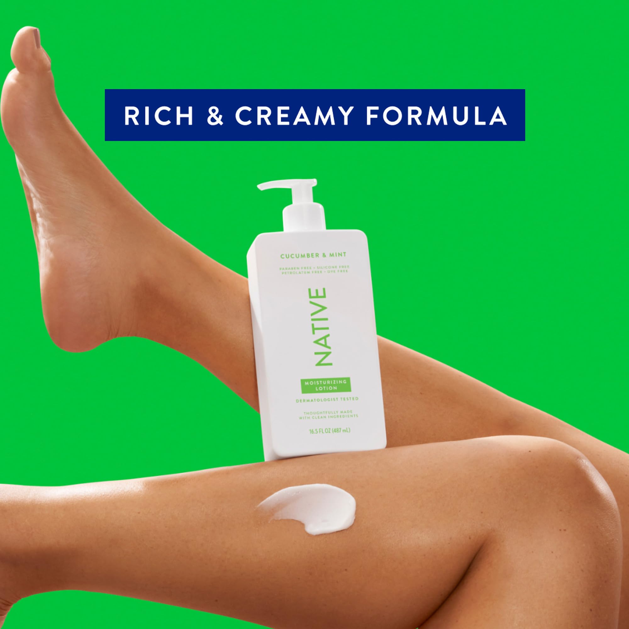 Foto 4 pulgar | Loción Corporal Native Restaura La Piel Seca De Pepino Y Menta 490 Ml - Venta Internacional.