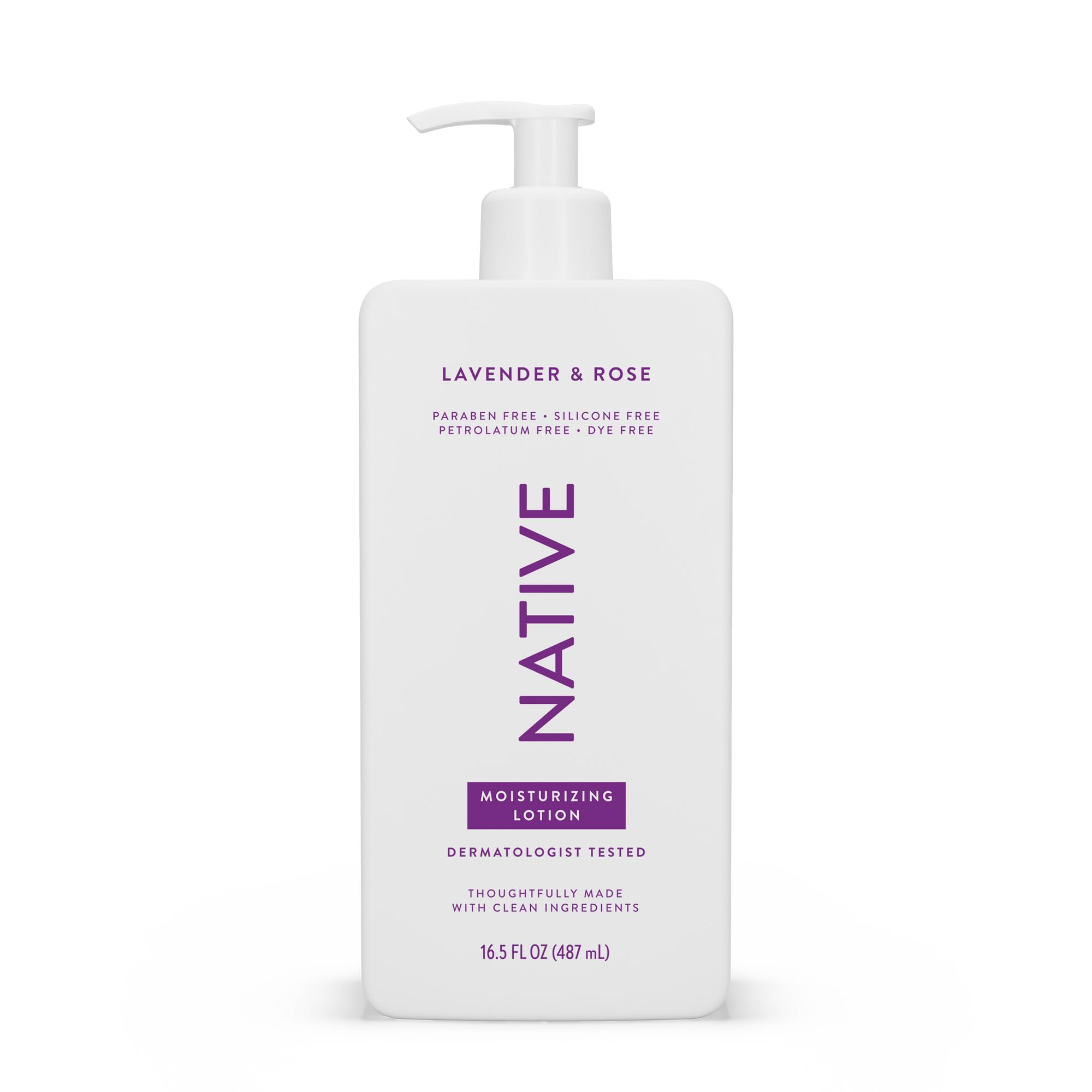 Foto 2 pulgar | Loción Corporal Native Restaura La Piel Seca Con Lavanda Y Rosa, 490 Ml - Venta Internacional.