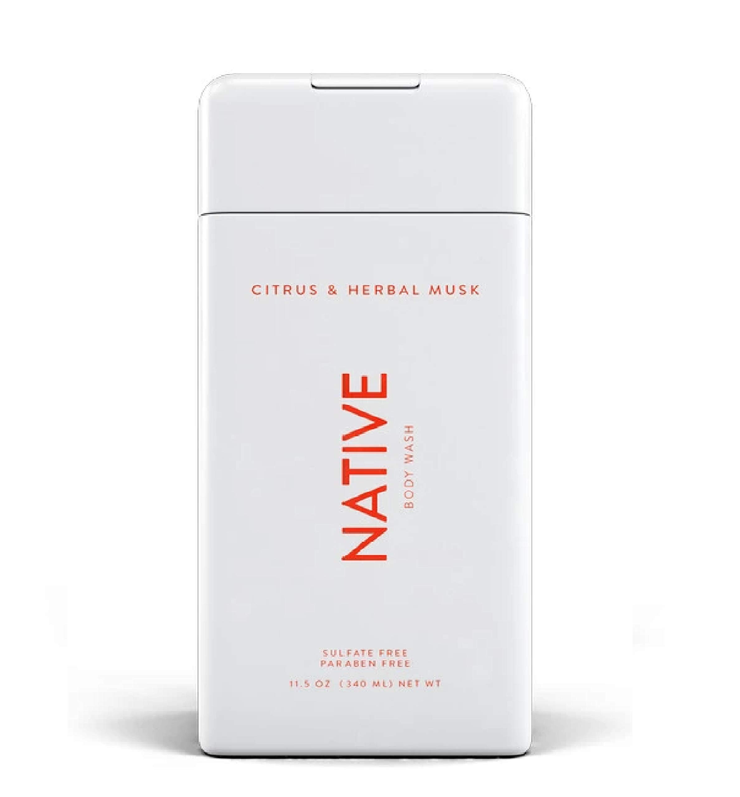 Foto 3 pulgar | Gel De Baño Nativo Con Cítricos Y Almizcle Herbal, 340 Ml, Piel Sensible - Venta Internacional.