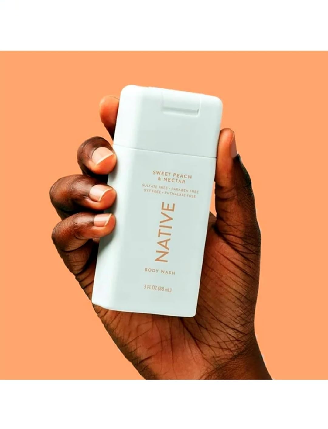 Jabón Corporal Native Travel Size Sweet Peach & Nectar, 90 Ml (paquete De 2) - Venta Internacional.