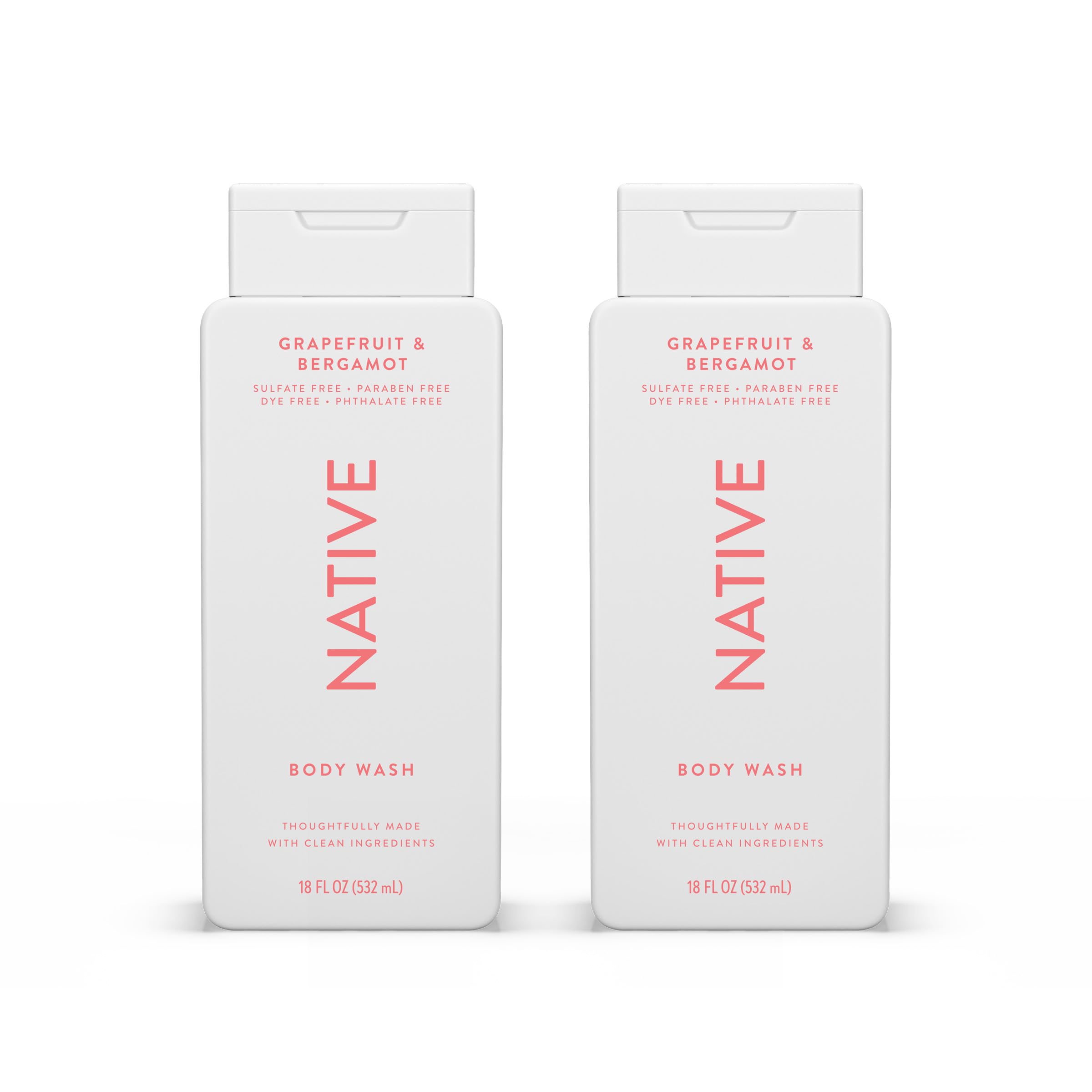 Gel de Baño Nativo de Pomelo y Bergamota Paquete de 2 de 532 ml - Venta Internacional