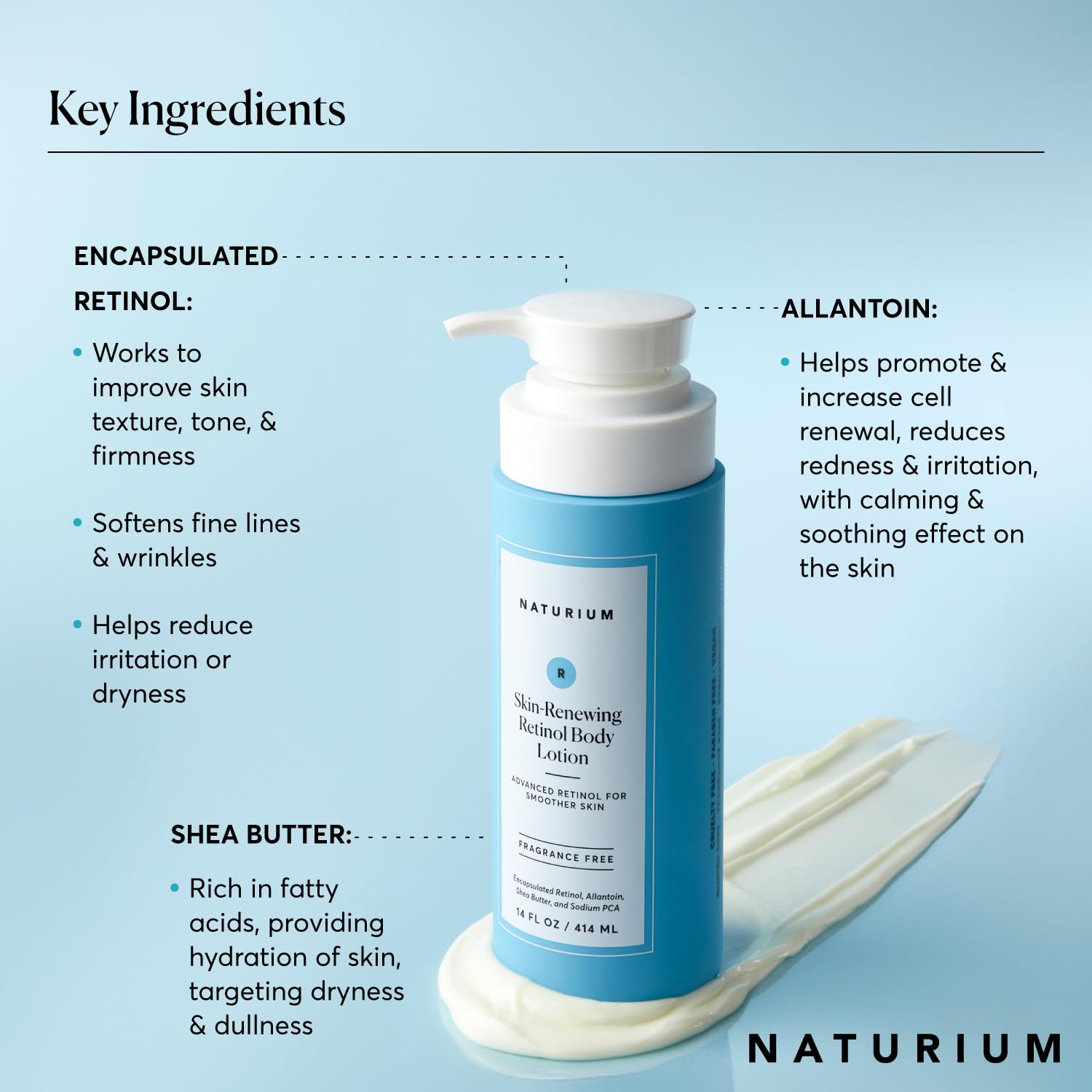 Foto 4 pulgar | Loción Corporal Naturium Skin-renewing Retinol 414ml Jumbo - Venta Internacional.