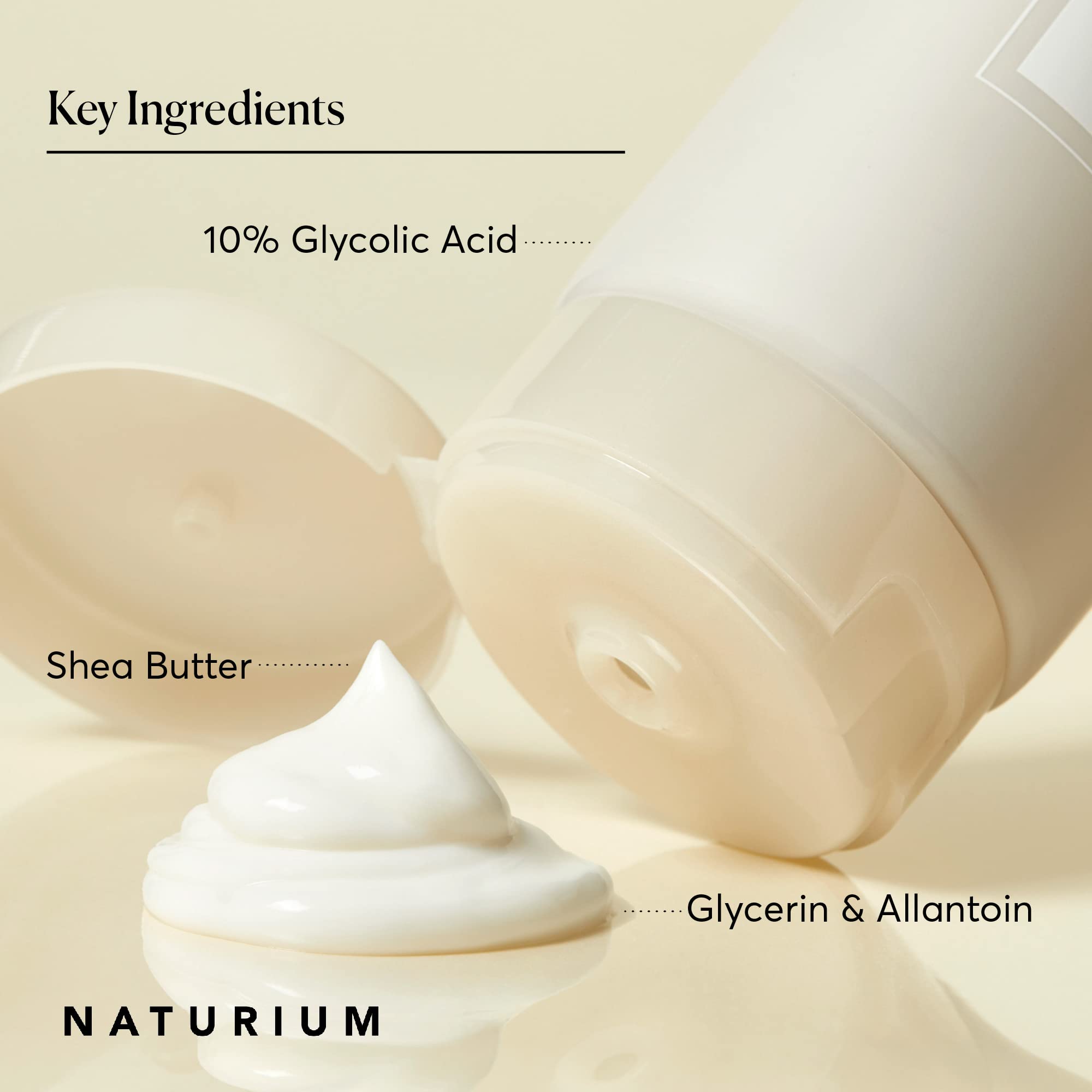 Foto 5 pulgar | Loción Corporal Naturium The Smoother Con Ácido Glicólico 240 Ml - Venta Internacional.