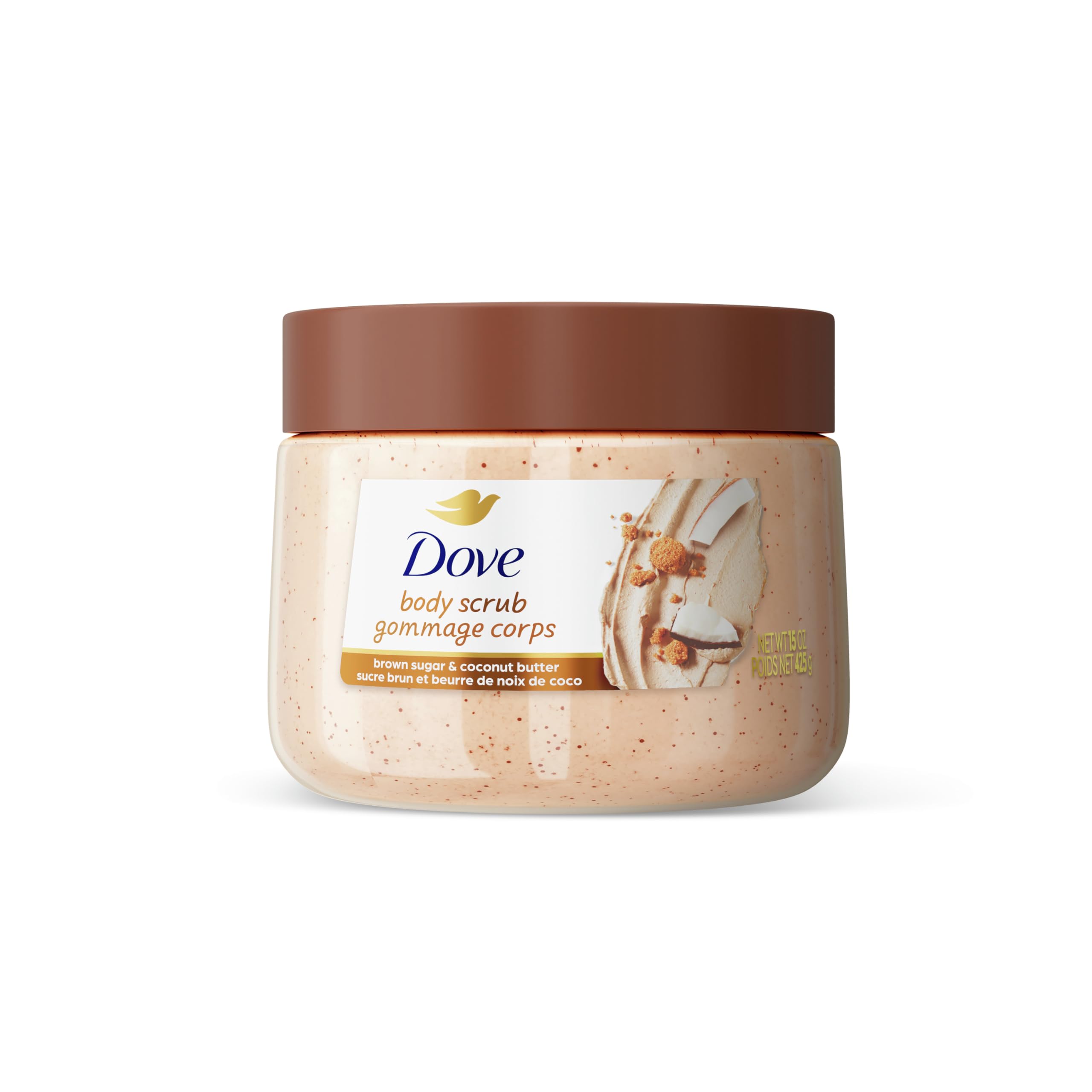 Exfoliante Corporal Dove Brown Sugar & Coco Hidratante 443 Ml - Venta Internacional.