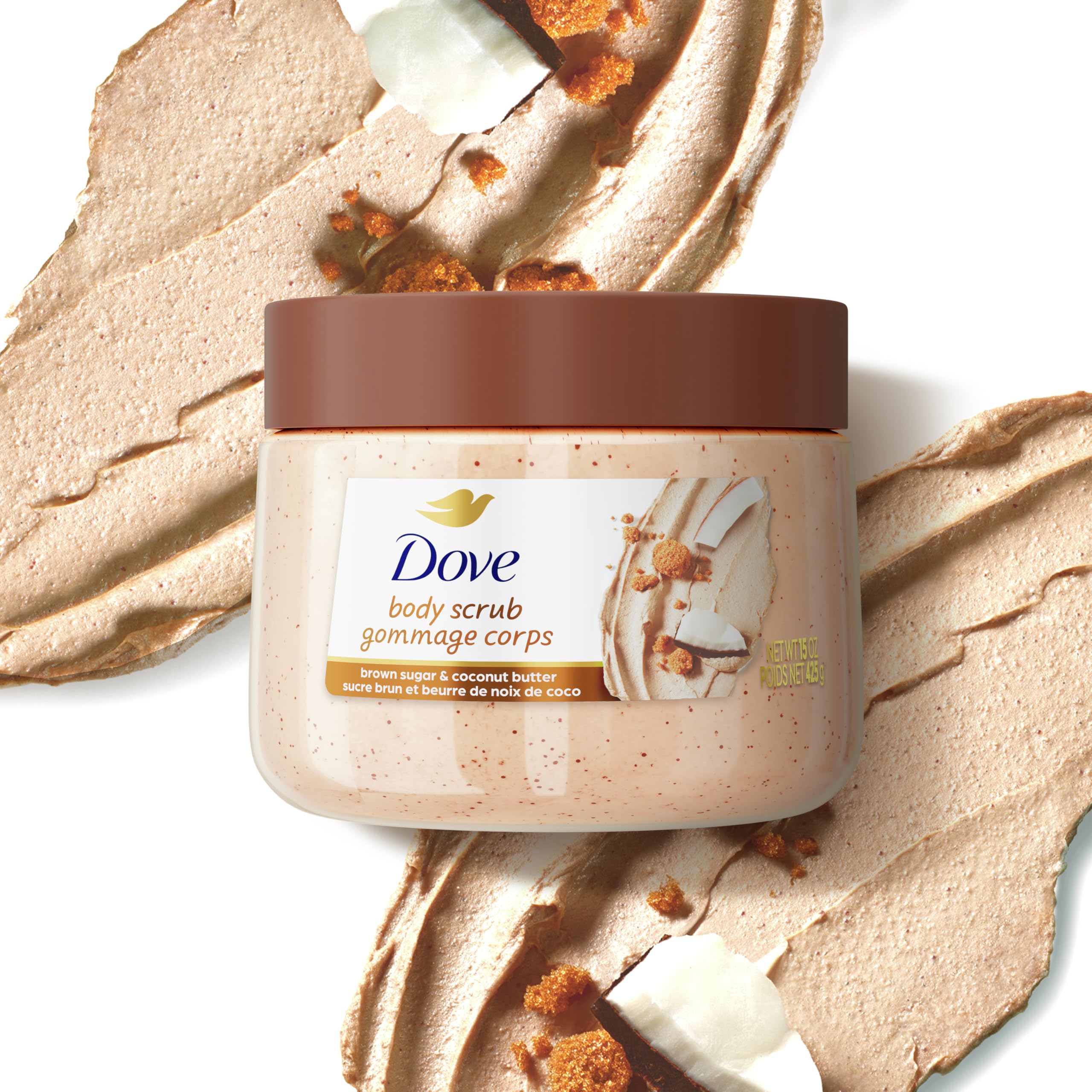 Foto 6 pulgar | Exfoliante Corporal Dove Brown Sugar & Coco Hidratante 443 Ml - Venta Internacional.