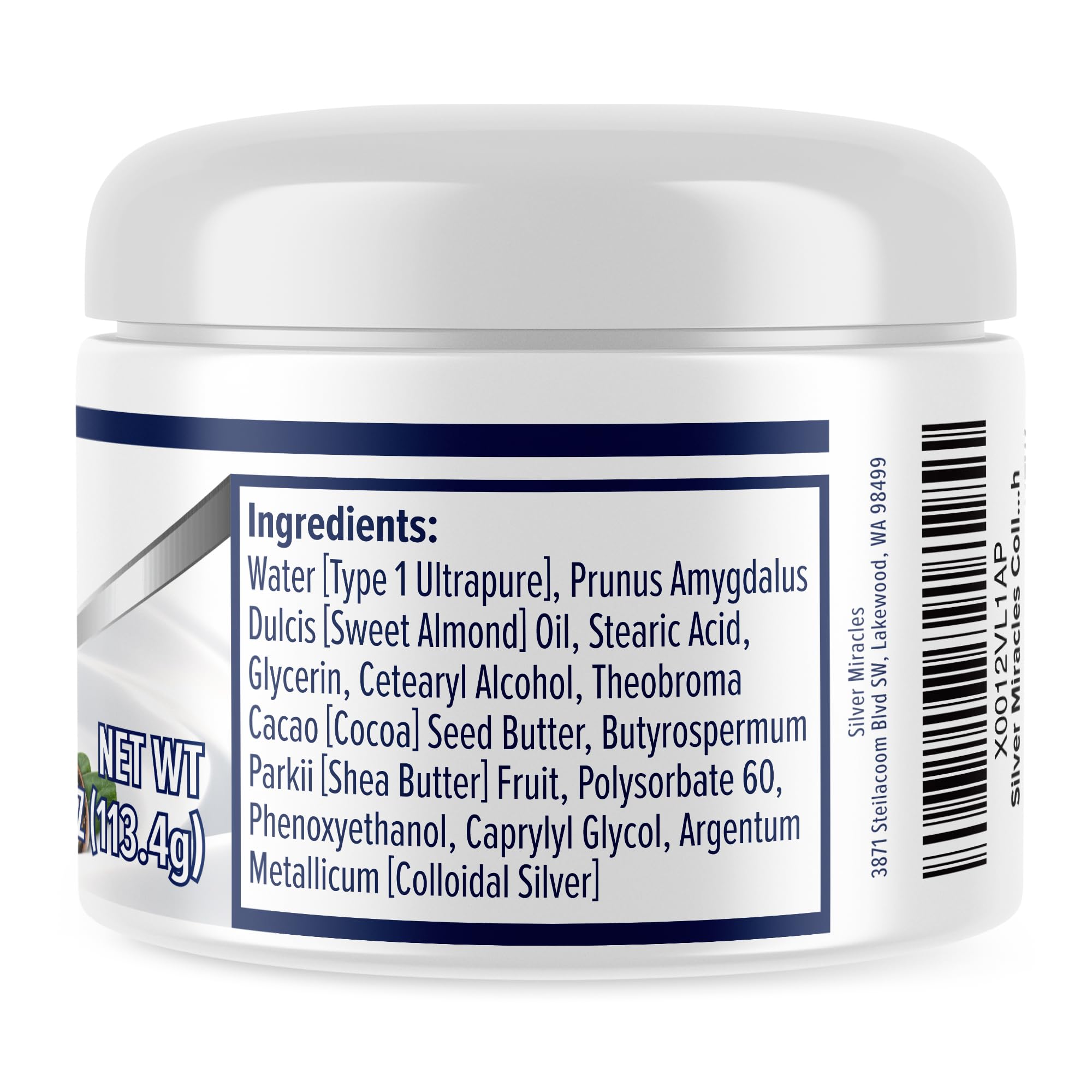 Foto 3 pulgar | Crema Corporal Silver Miracles Colloidal Silver de 113.4 g-Venta Internacional