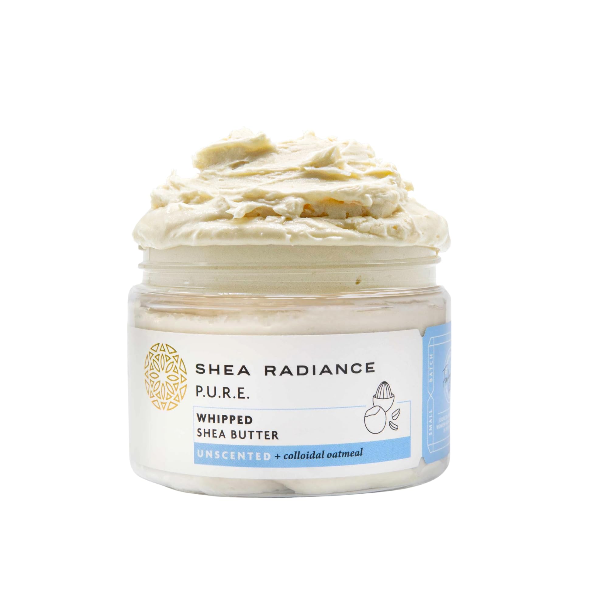 Foto 2 pulgar | Manteca Corporal Batida Shea Radiance P.u.r.e. Con Avena 200 Ml - Venta Internacional.