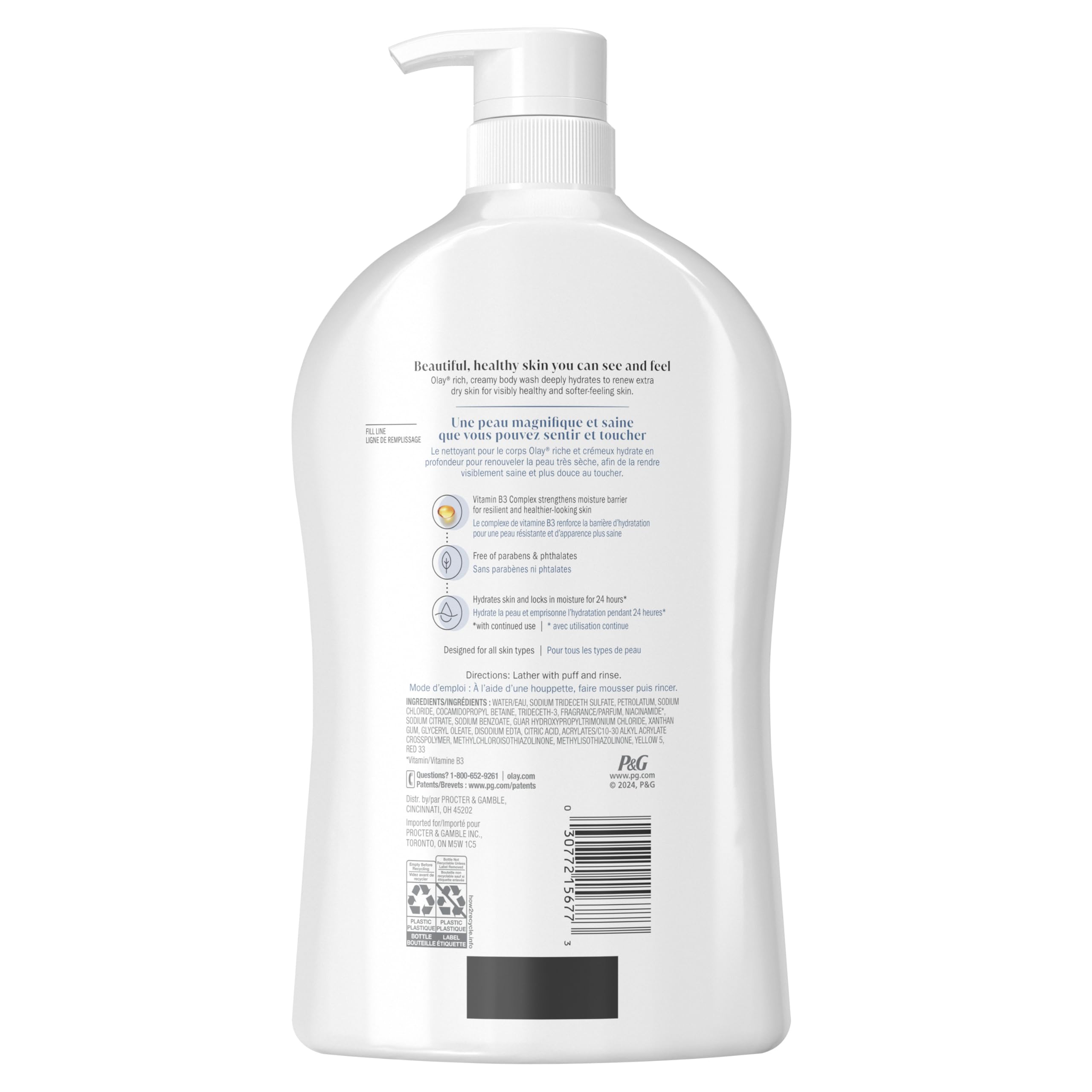 Foto 8 pulgar | Gel De Baño Olay Ultra Moisture Hydrating, 975 Ml, Para Mayor Sequedad - Venta Internacional.