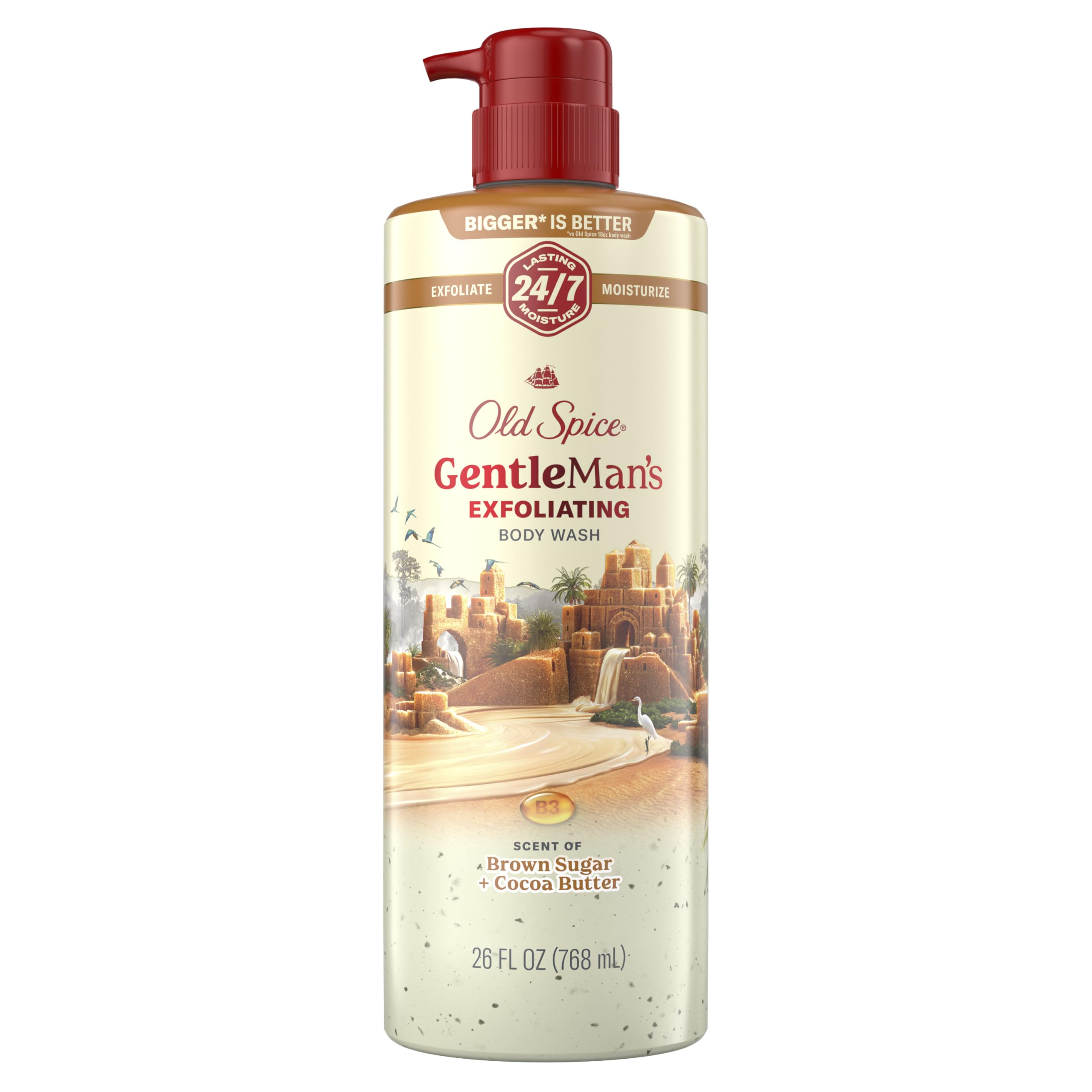 Gel De Baño Old Spice Gentleman's Exfoliating 750 Ml Para Hombres - Venta Internacional.