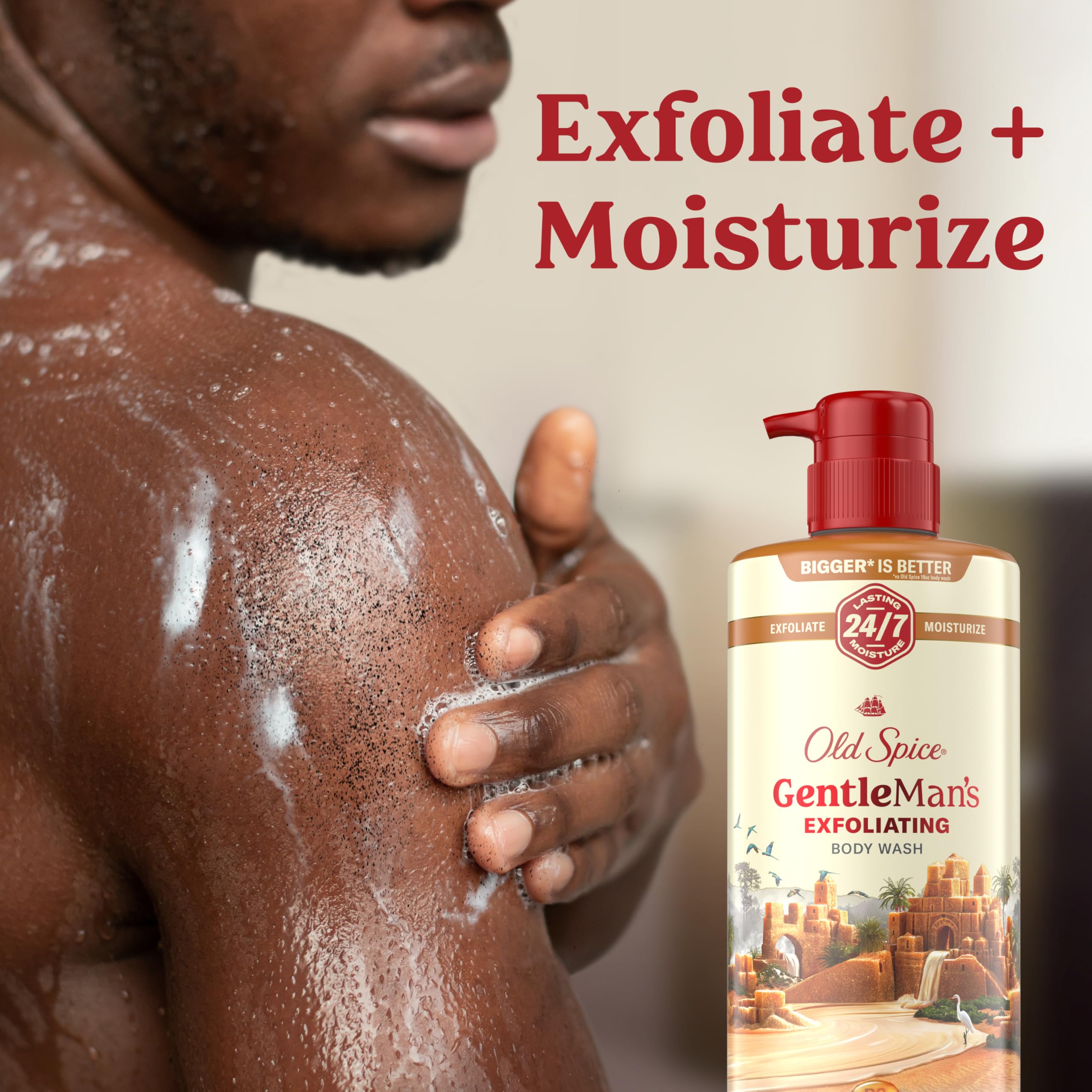 Foto 4 pulgar | Gel De Baño Old Spice Gentleman's Exfoliating 750 Ml Para Hombres - Venta Internacional.