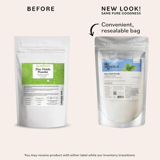 Foto 2 | Polvo De Óxido De Zinc Sky Organics 100% Puro, No Nano, 460 Ml - Venta Internacional.