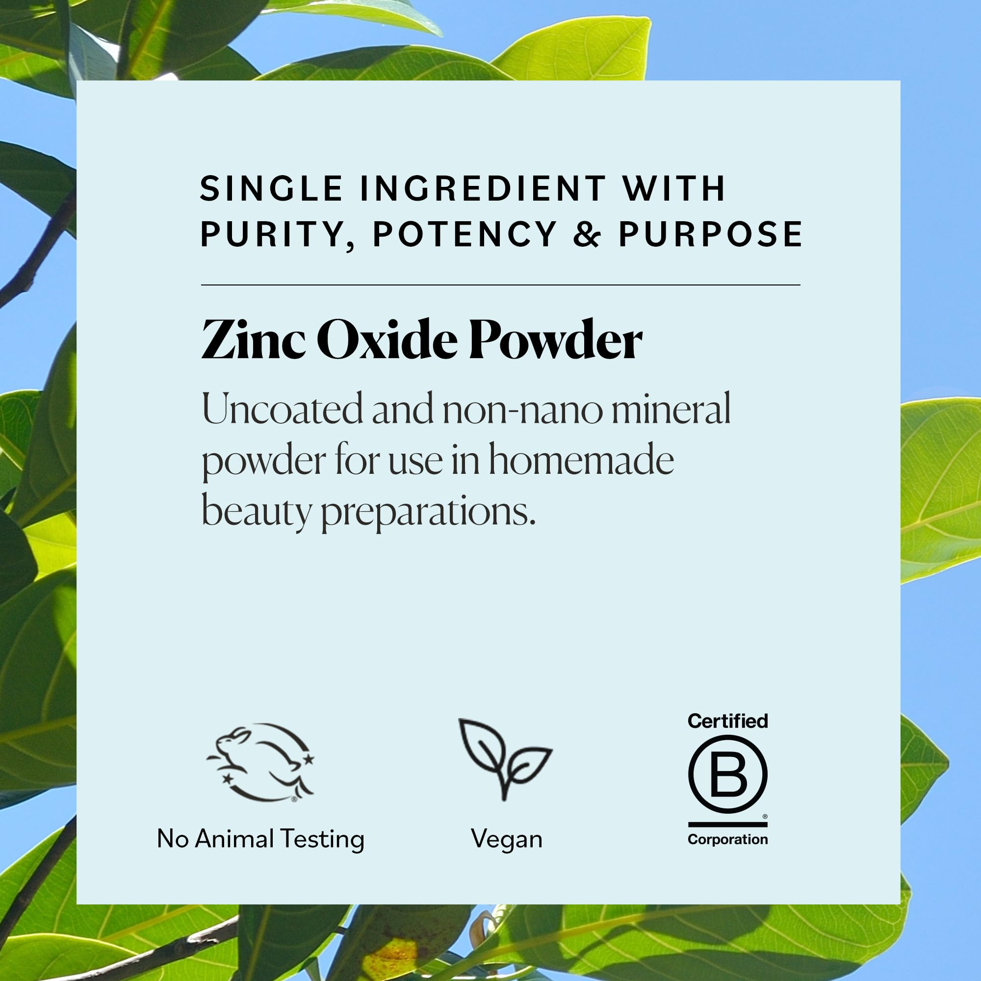 Foto 6 pulgar | Polvo De Óxido De Zinc Sky Organics 100% Puro, No Nano, 460 Ml - Venta Internacional.