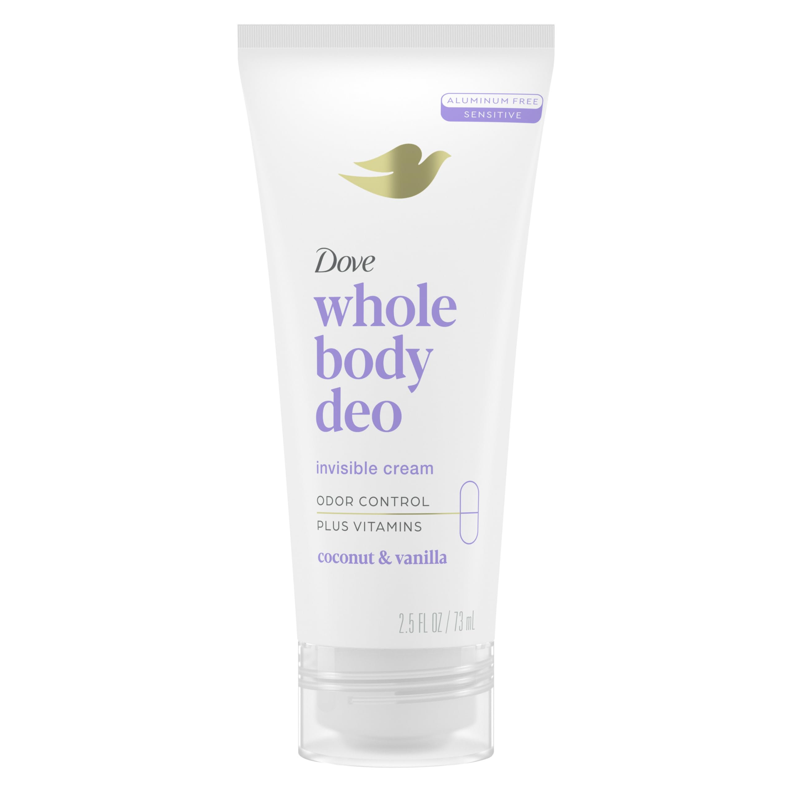 Desodorante Dove Whole Body Deo Sin Aluminio 72 G 75 Ml De Coco - Venta Internacional.