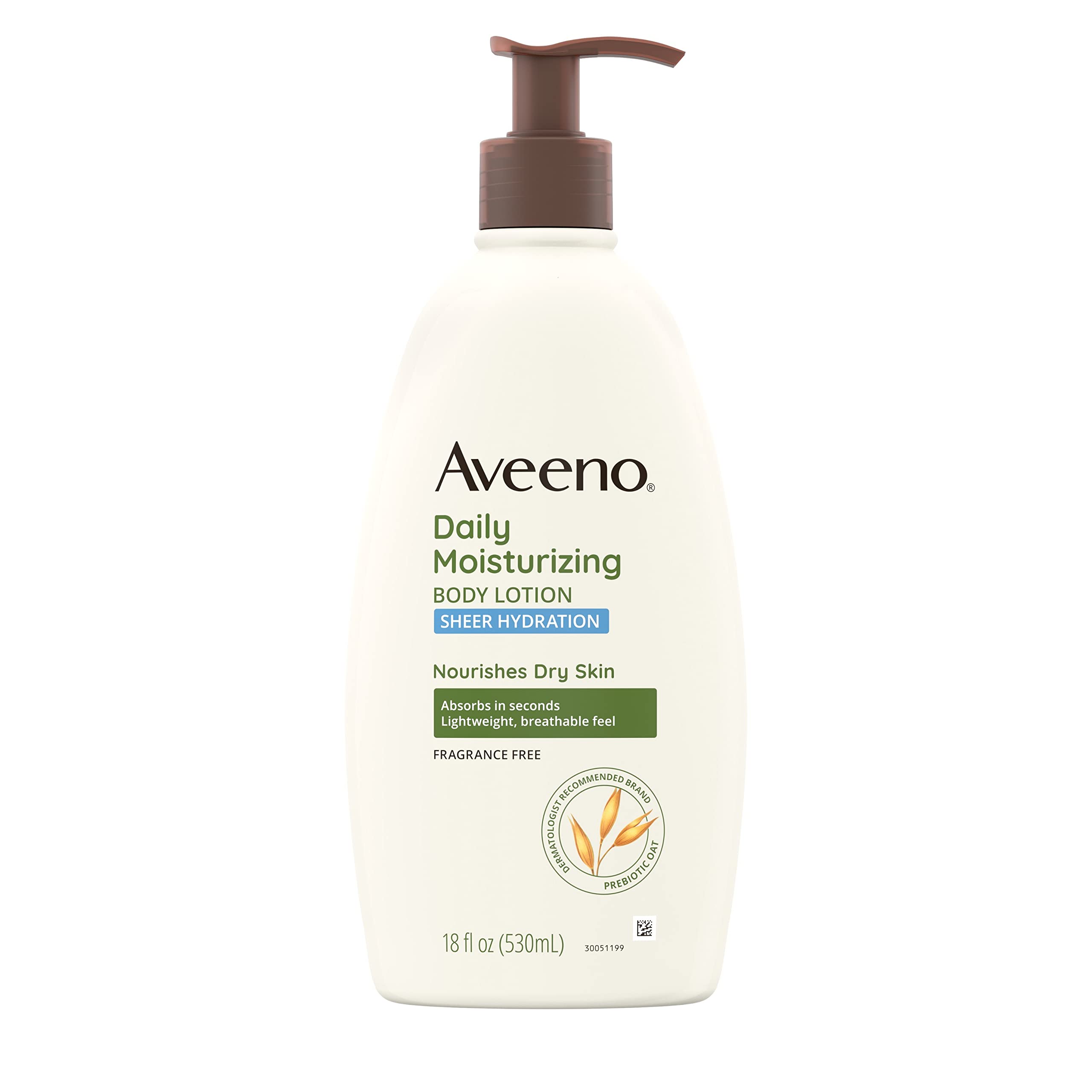 Loción Hidratante Aveeno Sheer Hydration 530 Ml Sin Fragancia - Venta Internacional.