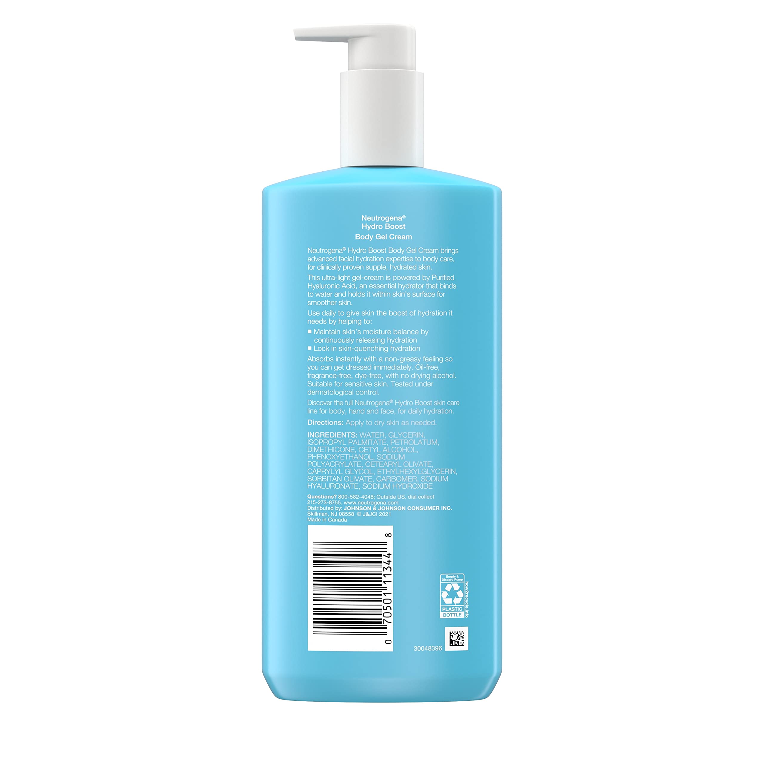 Foto 8 pulgar | Crema En Gel Hidratante Corporal Neutrogena Hydro Boost 480 Ml - Venta Internacional.