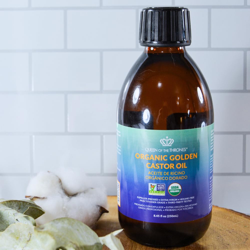 Foto 3 pulgar | Aceite De Ricino Queen Of The Thrones Organic Golden 250 Ml - Venta Internacional.