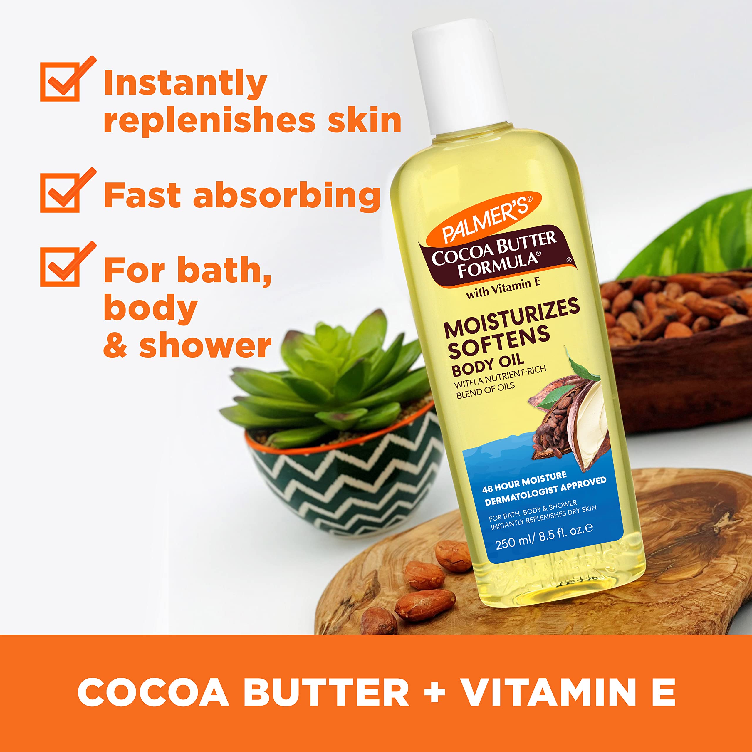 Foto 4 pulgar | Aceite Corporal Palmer's, Manteca De Cacao Hidratante, 250 Ml, Con Vitamina E - Venta Internacional.