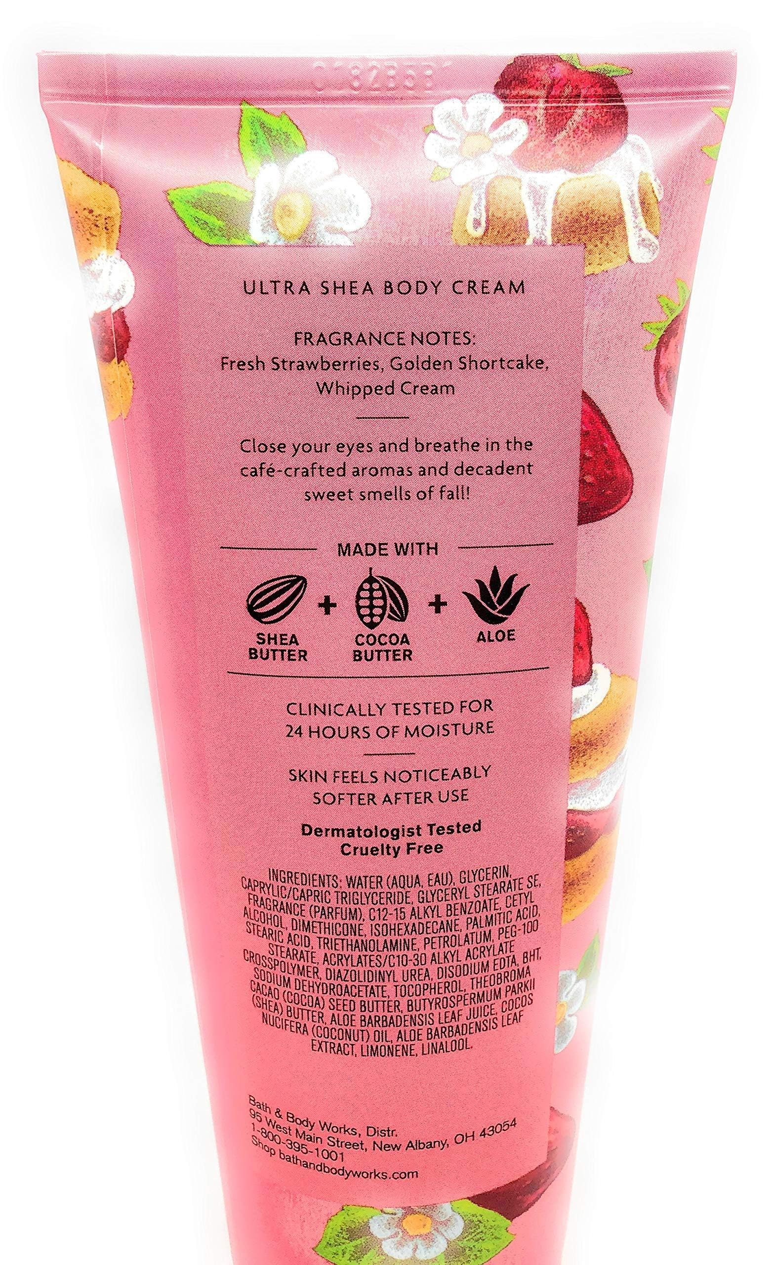 Foto 3 | Crema Corporal Bath And Body Works, Bizcocho De Fresa, 240 Ml - Venta Internacional.