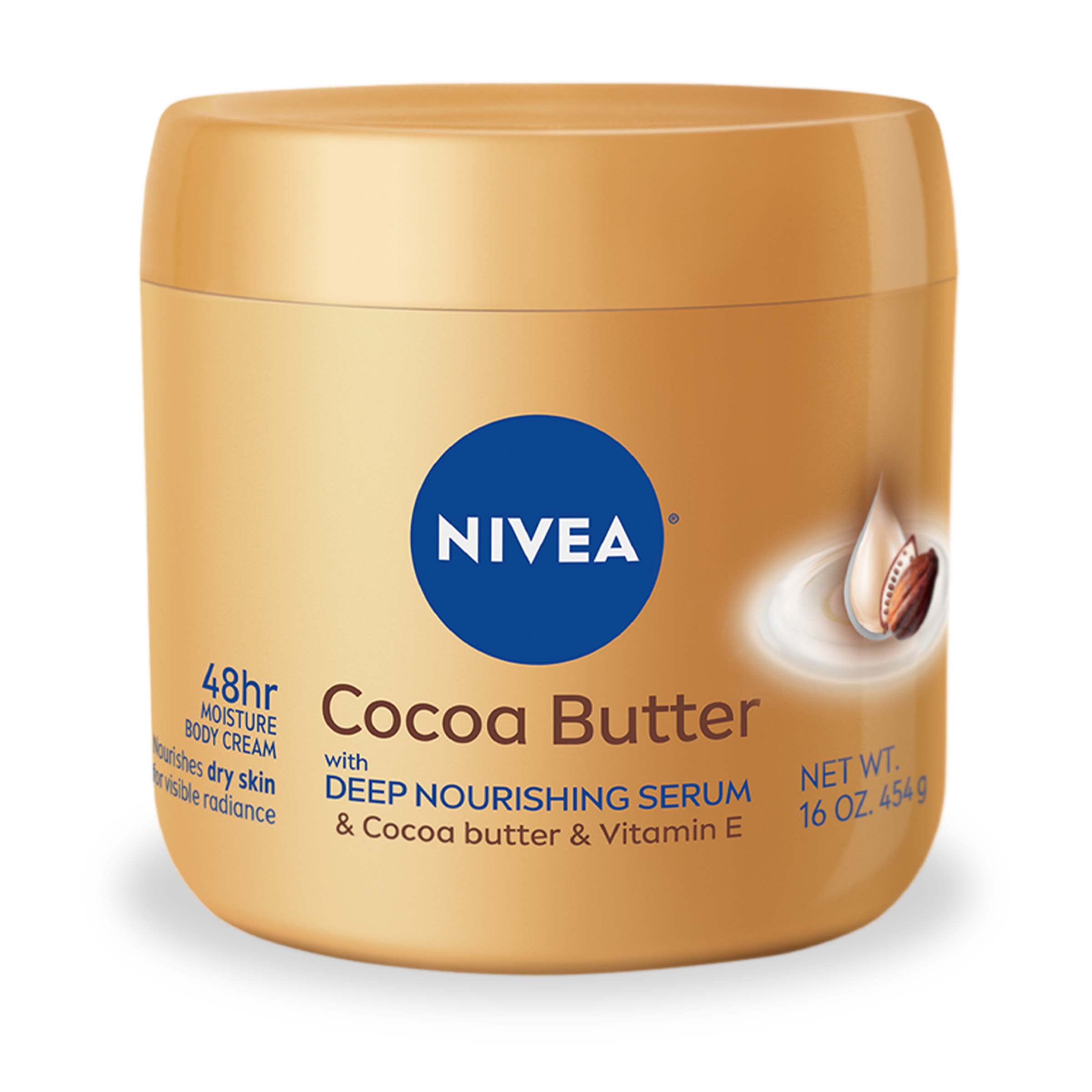 Crema Corporal Nivea Con Manteca De Cacao Con Sérum Nutritivo Profundo 480 Ml - Venta Internacional.