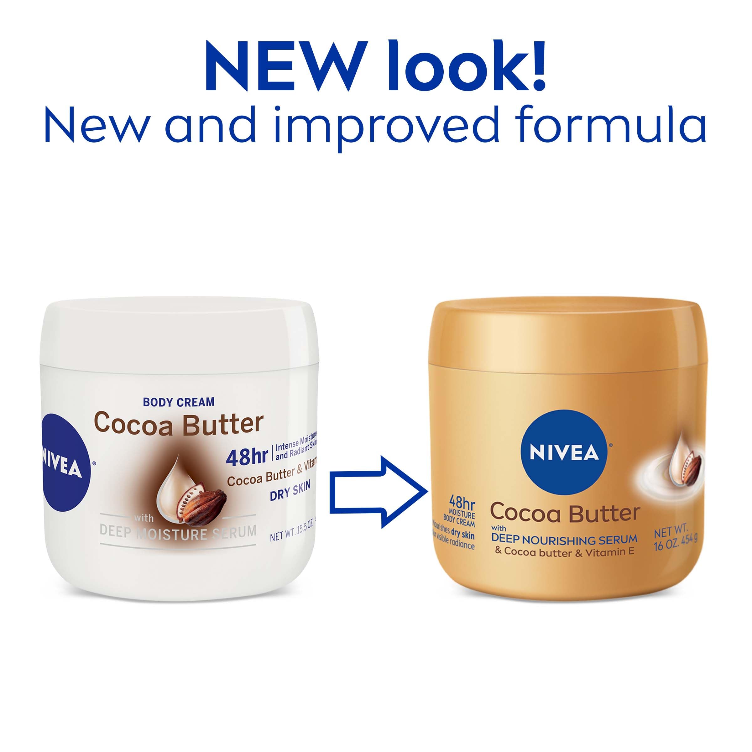 Foto 3 pulgar | Crema Corporal Nivea Con Manteca De Cacao Con Sérum Nutritivo Profundo 480 Ml - Venta Internacional.
