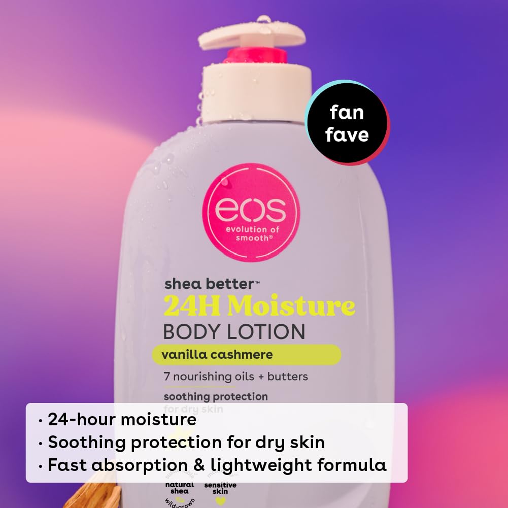 Foto 3 pulgar | Loción Corporal Eos Shea Better Vanilla Cashmere 473 Ml Vegan - Venta Internacional.