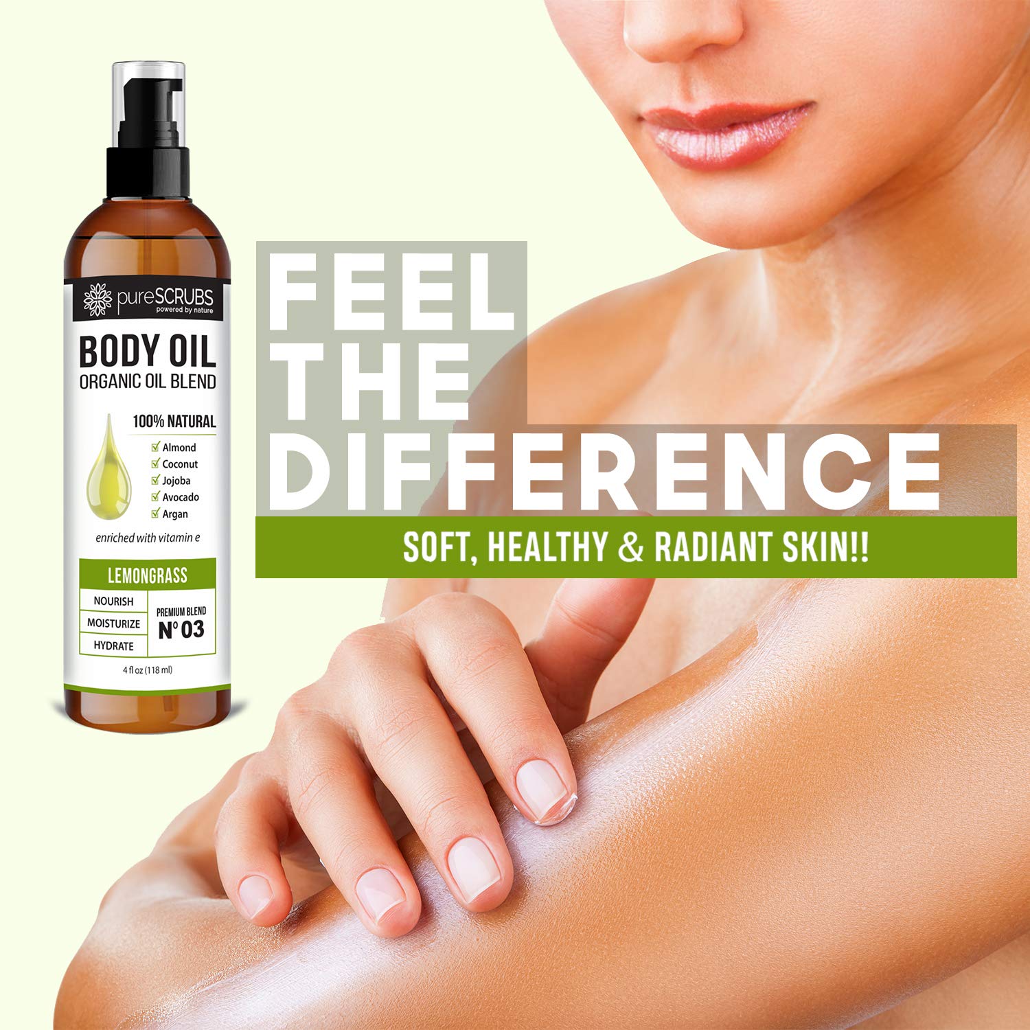Foto 7 pulgar | Aceite Corporal Purescrubs Ultra Hidratante Lemongrass 120 Ml - Venta Internacional.