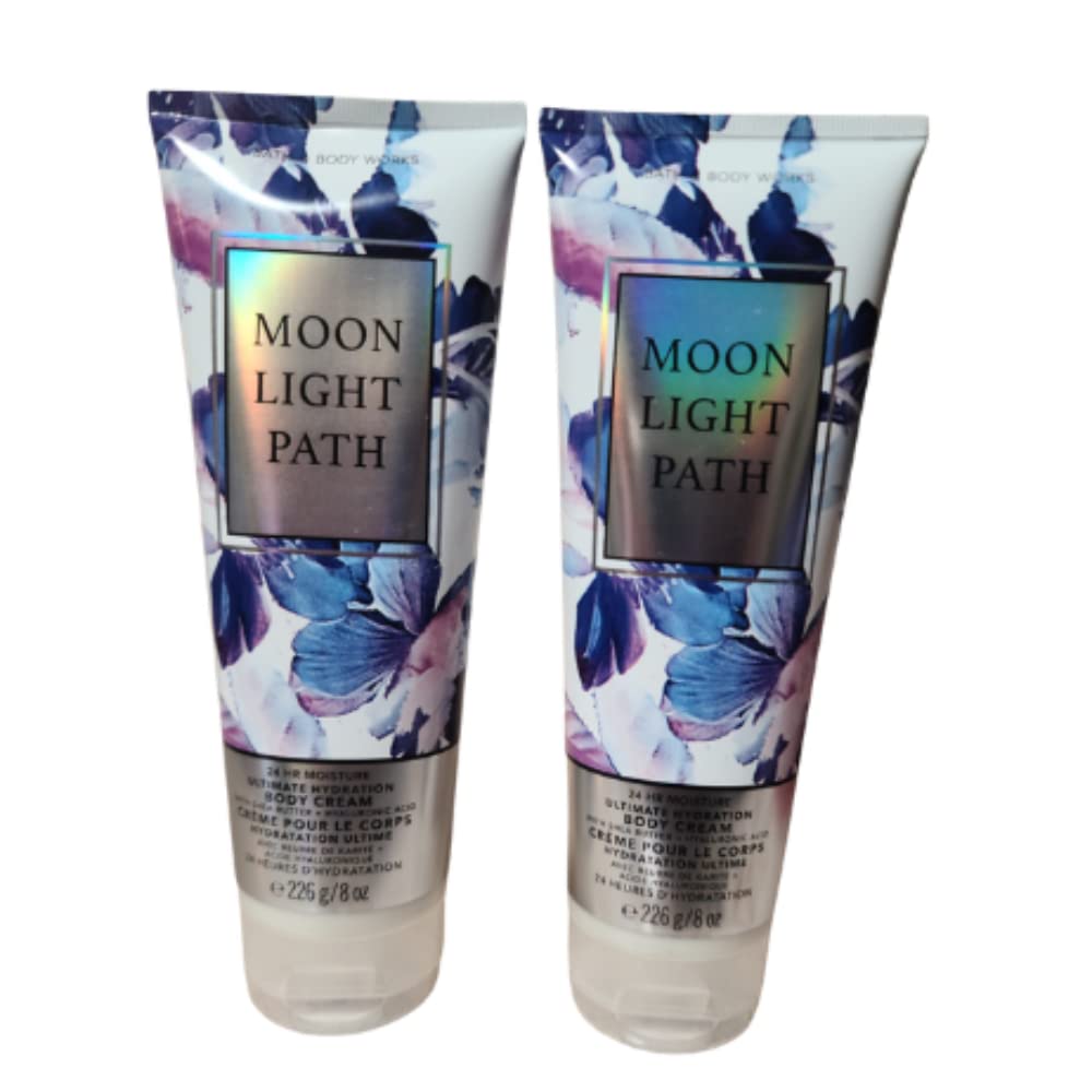 Crema Corporal Bath & Body Works Moonlight Path Ultra Shea 240 Ml X2 - Venta Internacional.