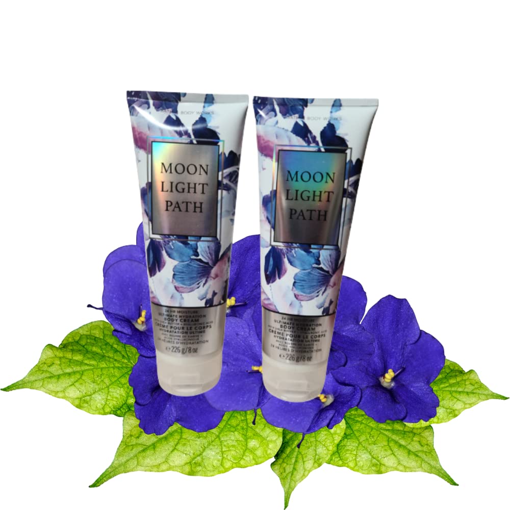 Foto 4 pulgar | Crema Corporal Bath & Body Works Moonlight Path Ultra Shea 240 Ml X2 - Venta Internacional.