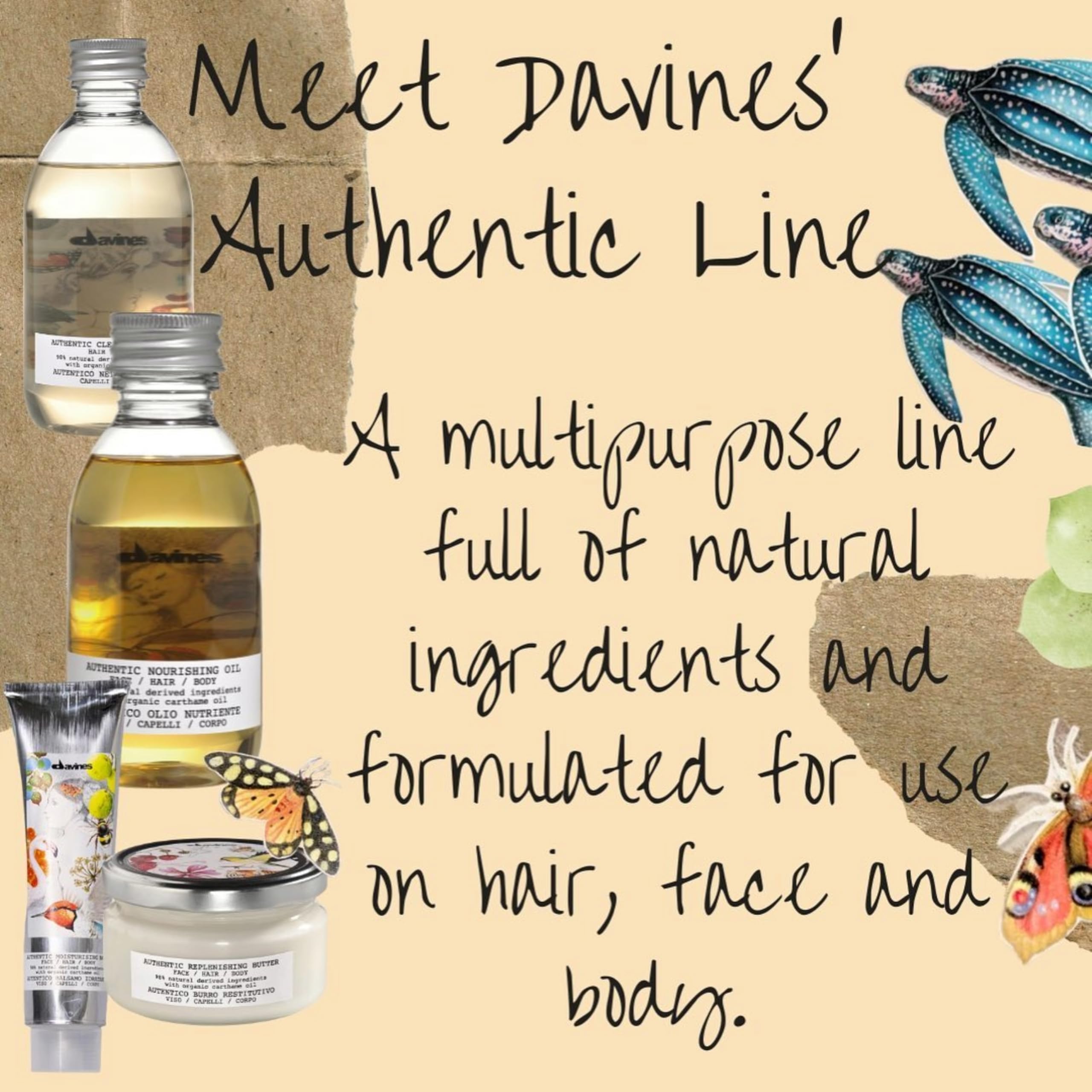 Foto 3 pulgar | Manteca Hidratante Davines Authentic Replenishing 200 Ml - Venta Internacional.