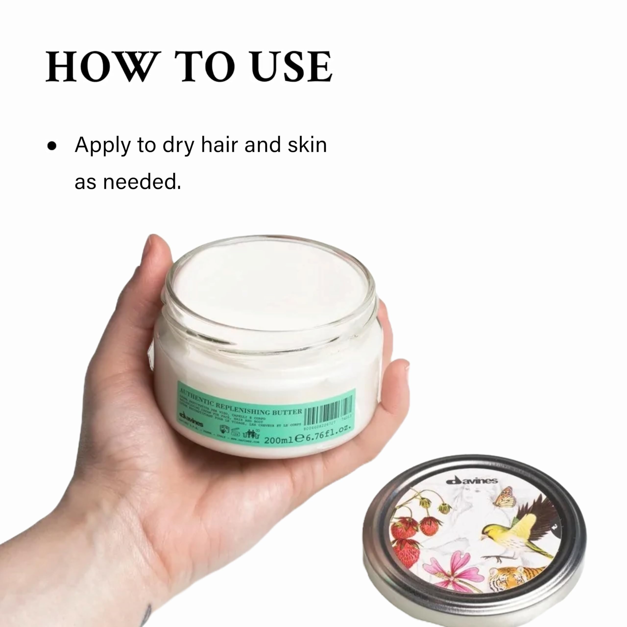 Foto 5 pulgar | Manteca Hidratante Davines Authentic Replenishing 200 Ml - Venta Internacional.