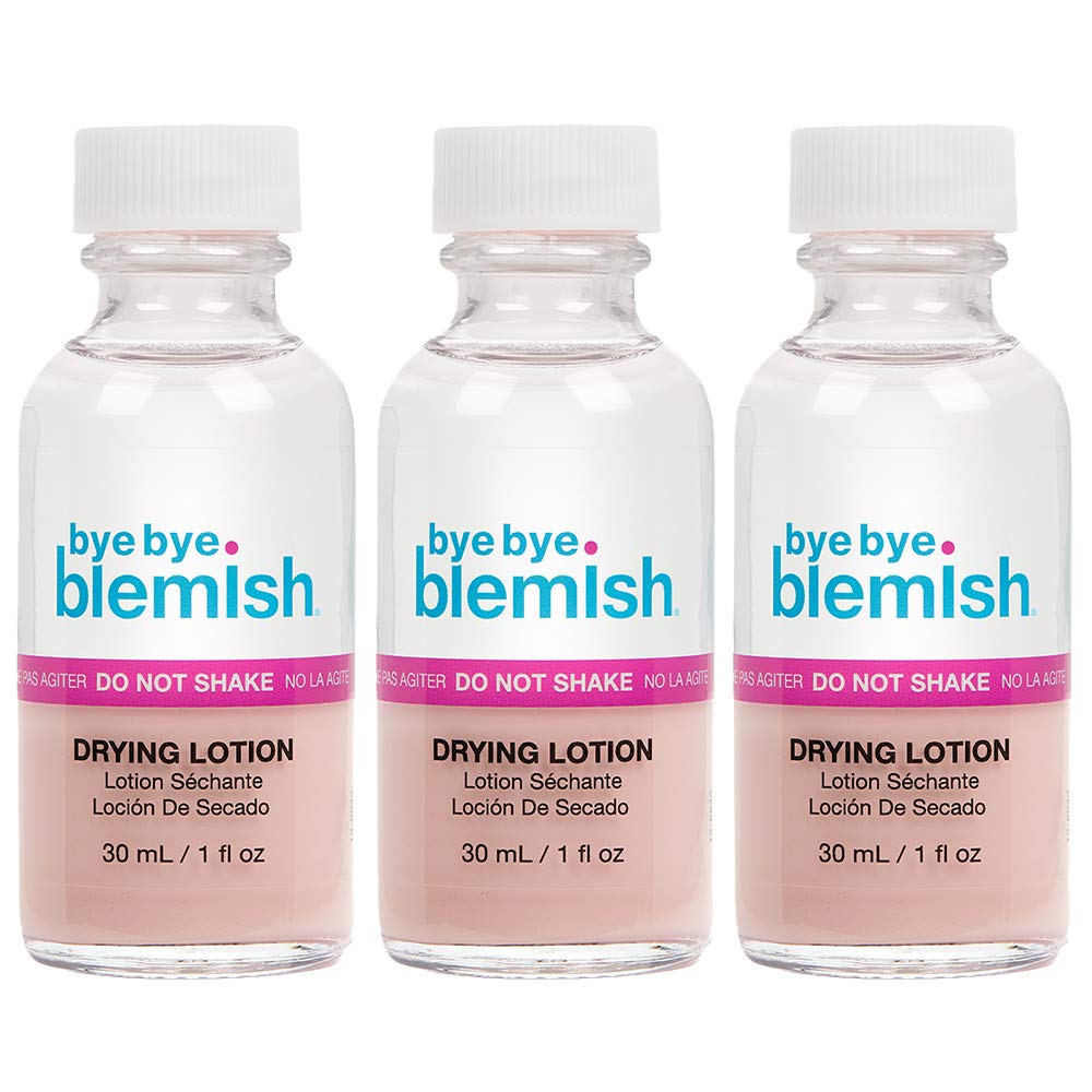 Loción Secante Para El Acné Bye Bye Bye Blemish Reduce Las Espinillas, 30 Ml, Paquete De 3 - Venta Internacional.