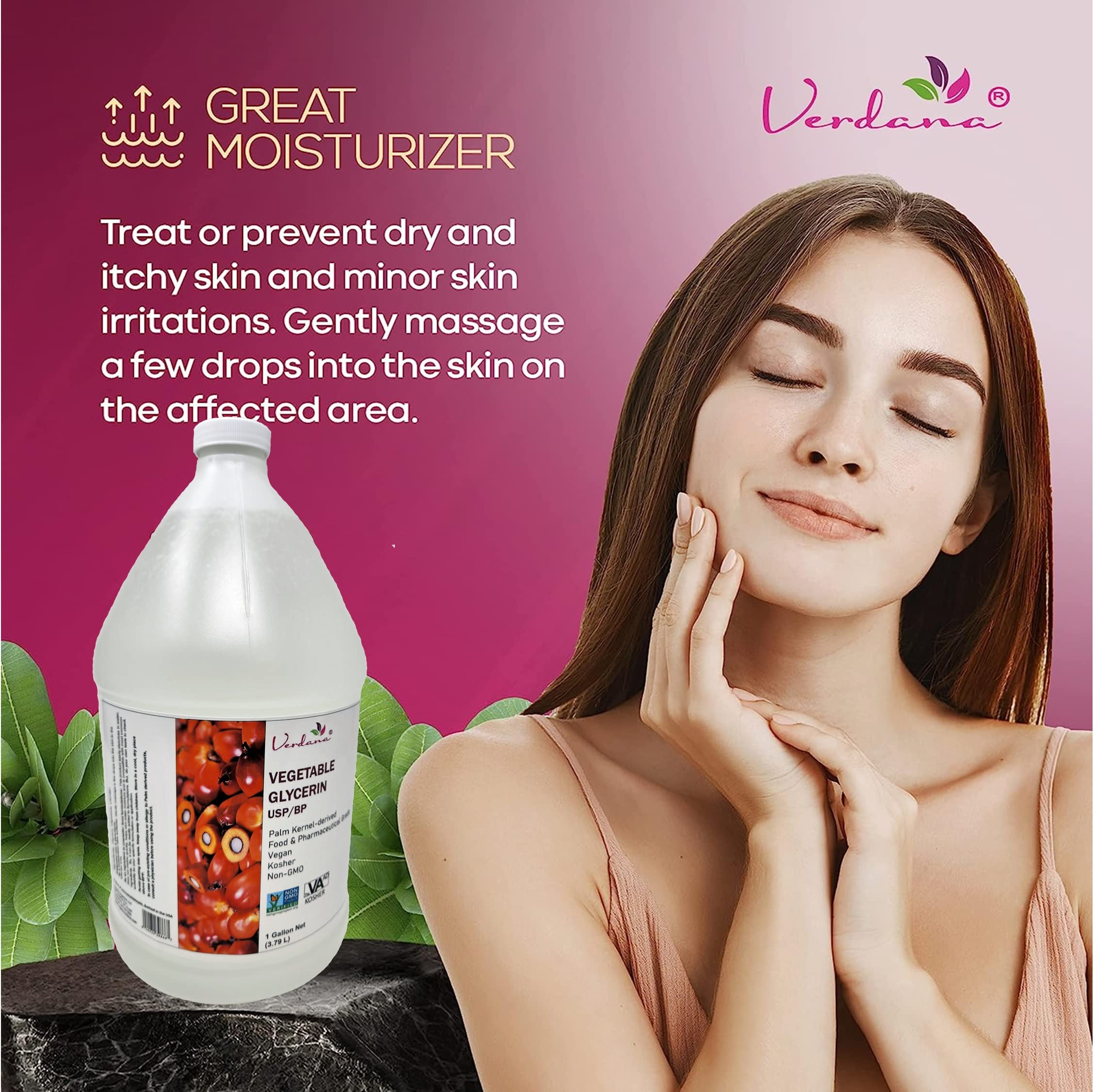 Foto 4 | Glicerina Vegetal Verdana Usp/bp Refinada De 1 Galón (128 Ml) - Venta Internacional.