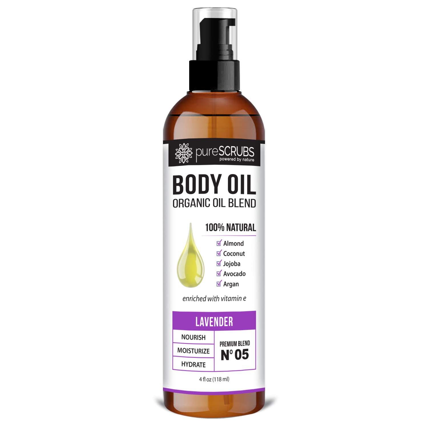 Foto 2 pulgar | Aceite Corporal En Aerosol Purescrubs Ultra Hidratante Lavanda 120 Ml - Venta Internacional.