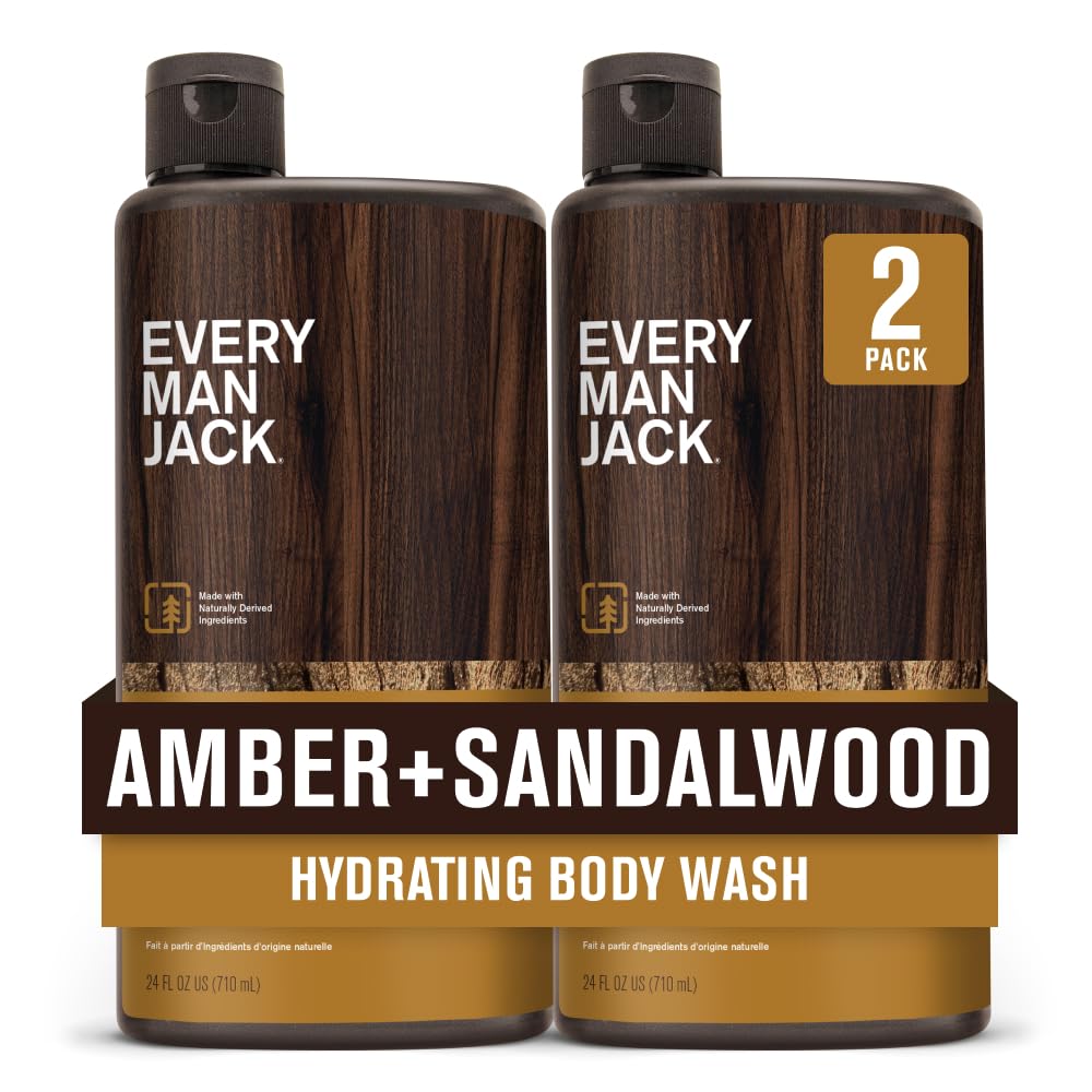 Gel De Baño Every Man Jack Amber+sandalwood 720 Ml X 2 - Venta Internacional.