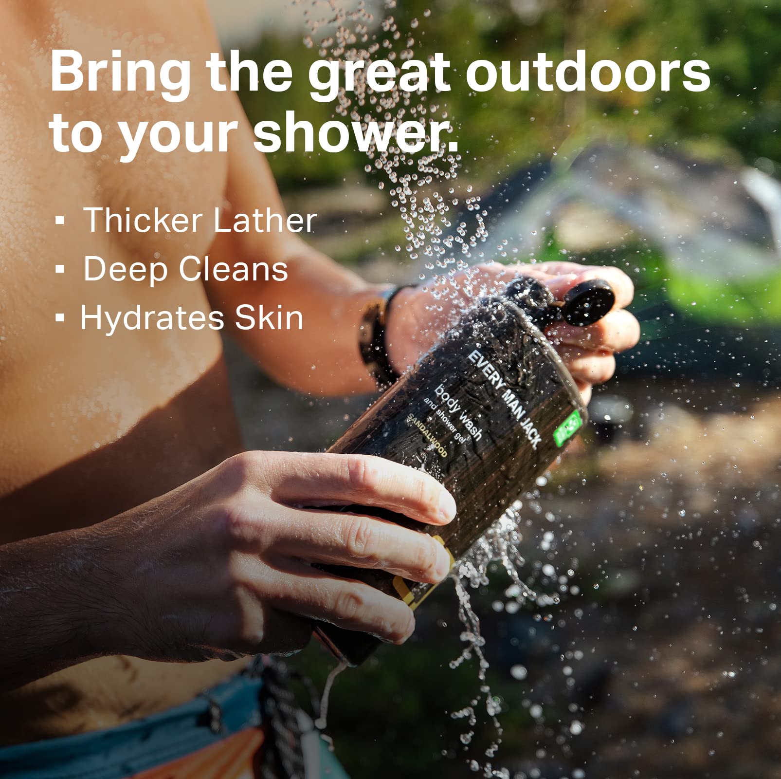 Foto 3 pulgar | Gel De Baño Every Man Jack Amber+sandalwood 720 Ml X 2 - Venta Internacional.