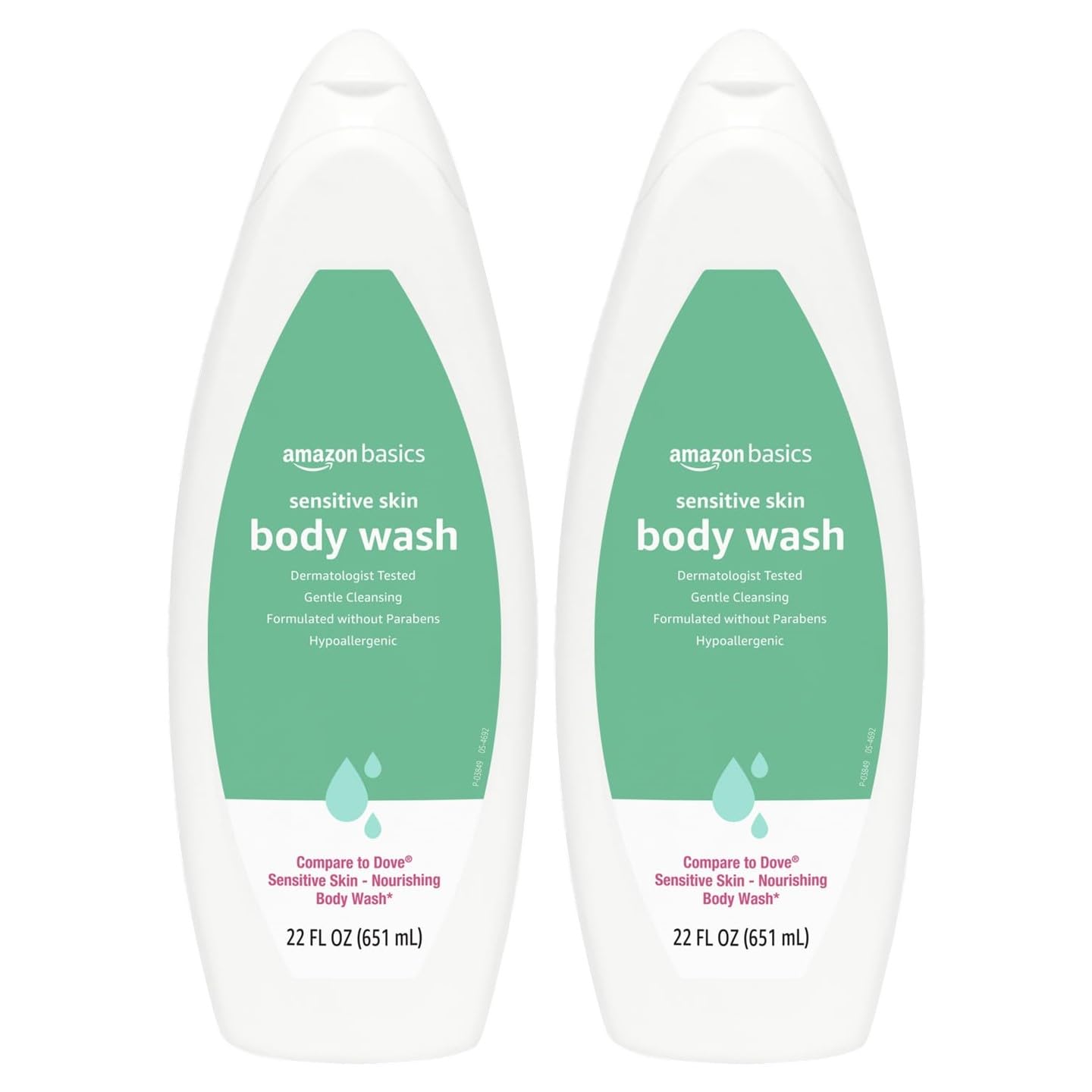 Foto 2 pulgar | Gel De Baño Amazon Basics Para Piel Sensible, 650 Ml, Paquete De 2 - Venta Internacional.