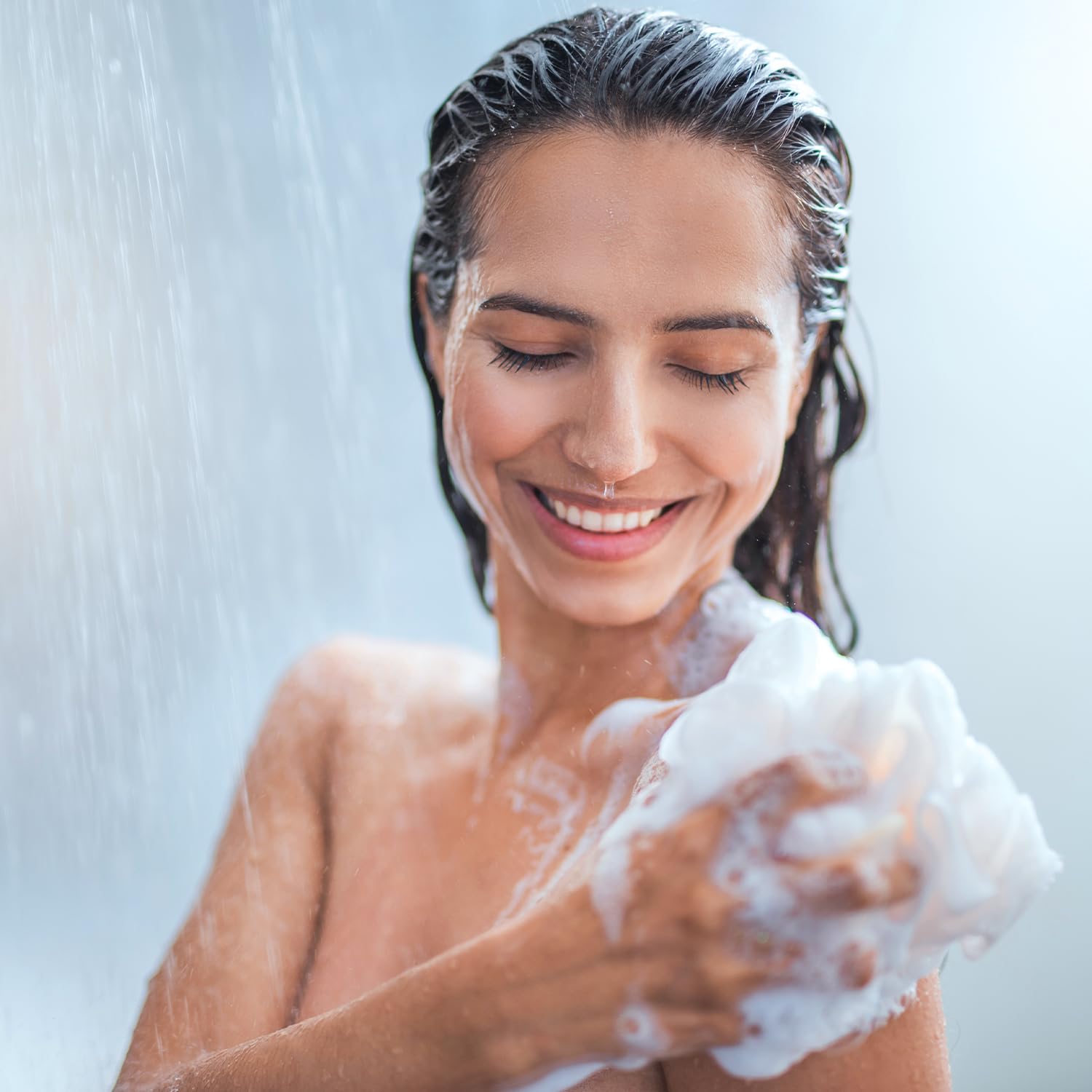 Foto 5 | Gel De Baño Amazon Basics Para Piel Sensible, 650 Ml, Paquete De 2 - Venta Internacional.