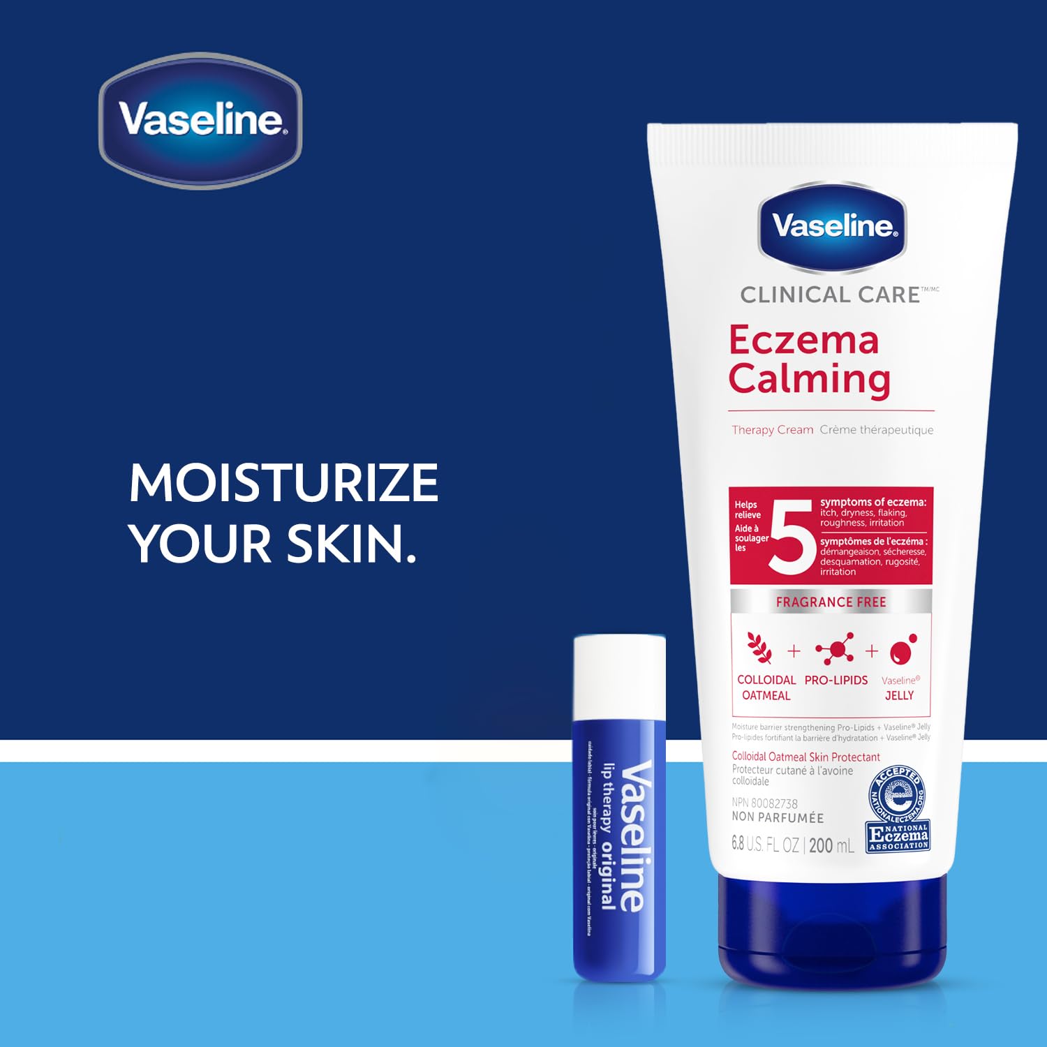Foto 3 | Loción Y Bálsamo Labial, Vaselina, Tratamiento Calmante Para Eccema, Paquete De 2 - Venta Internacional.
