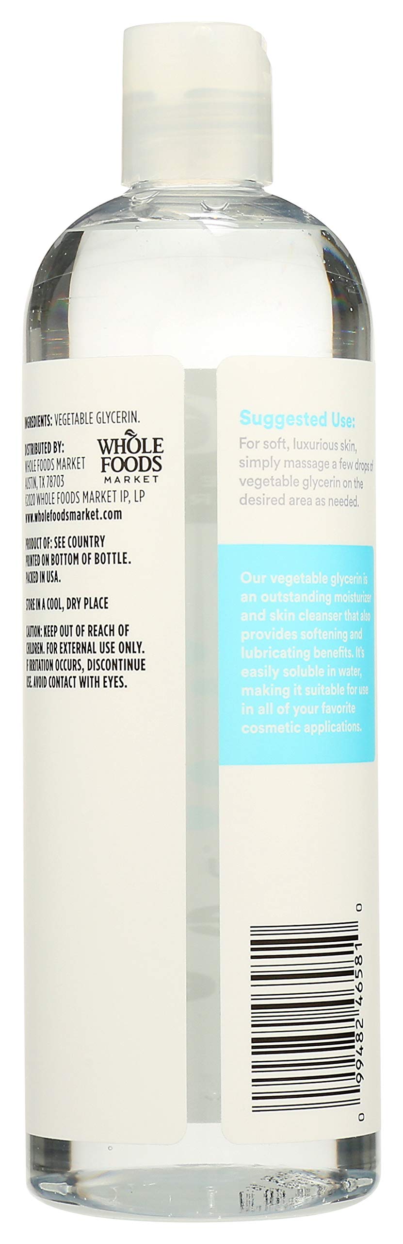 Foto 5 pulgar | Vegetal Glycerin 365 De Whole Foods Market, 473 Ml - Venta Internacional.