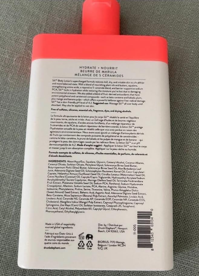 Foto 3 pulgar | Loción Corporal Drunk Elephant Sili Deep Calming 240ml - Venta Internacional.