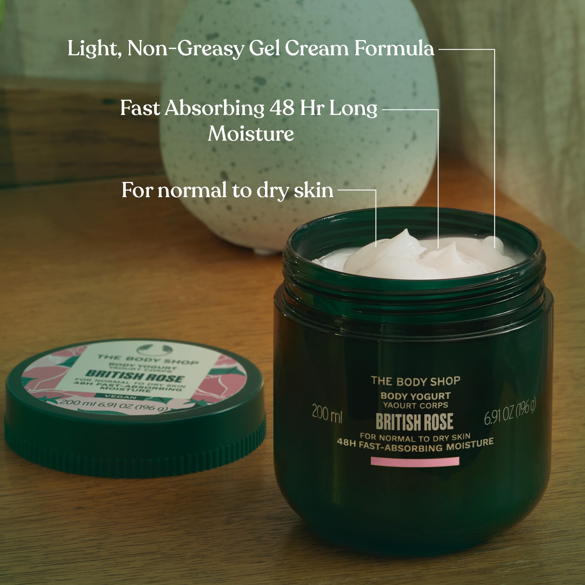 Foto 4 pulgar | Crema Hidratante The Body Shop British Rose Body Yogurt 200 Ml - Venta Internacional.