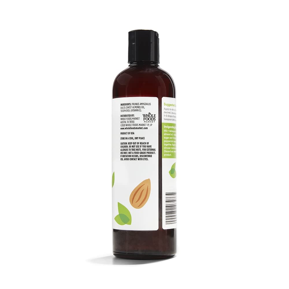 Foto 3 pulgar | Aceite De Almendras Dulces 365 De Whole Foods Market 480 Ml - Venta Internacional.